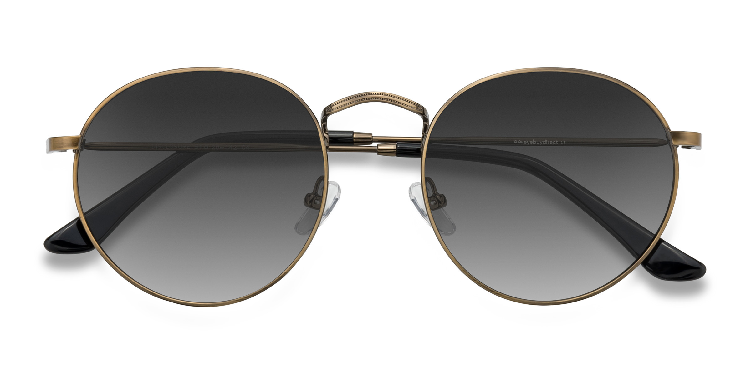 Brun Disclosure -  Métal Lunettes de soleil