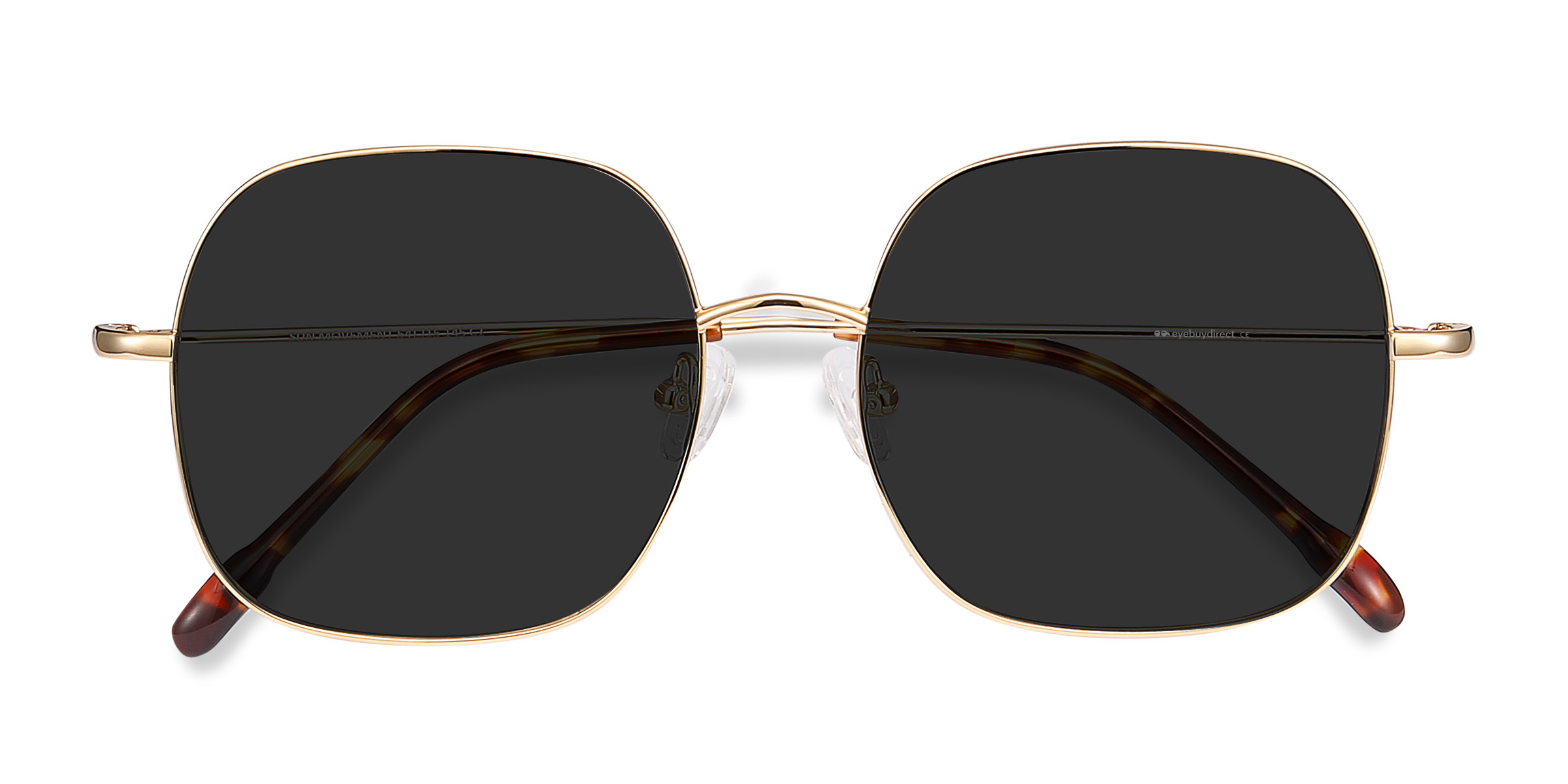 Doré Sun Movement - Métal Lunettes de soleil