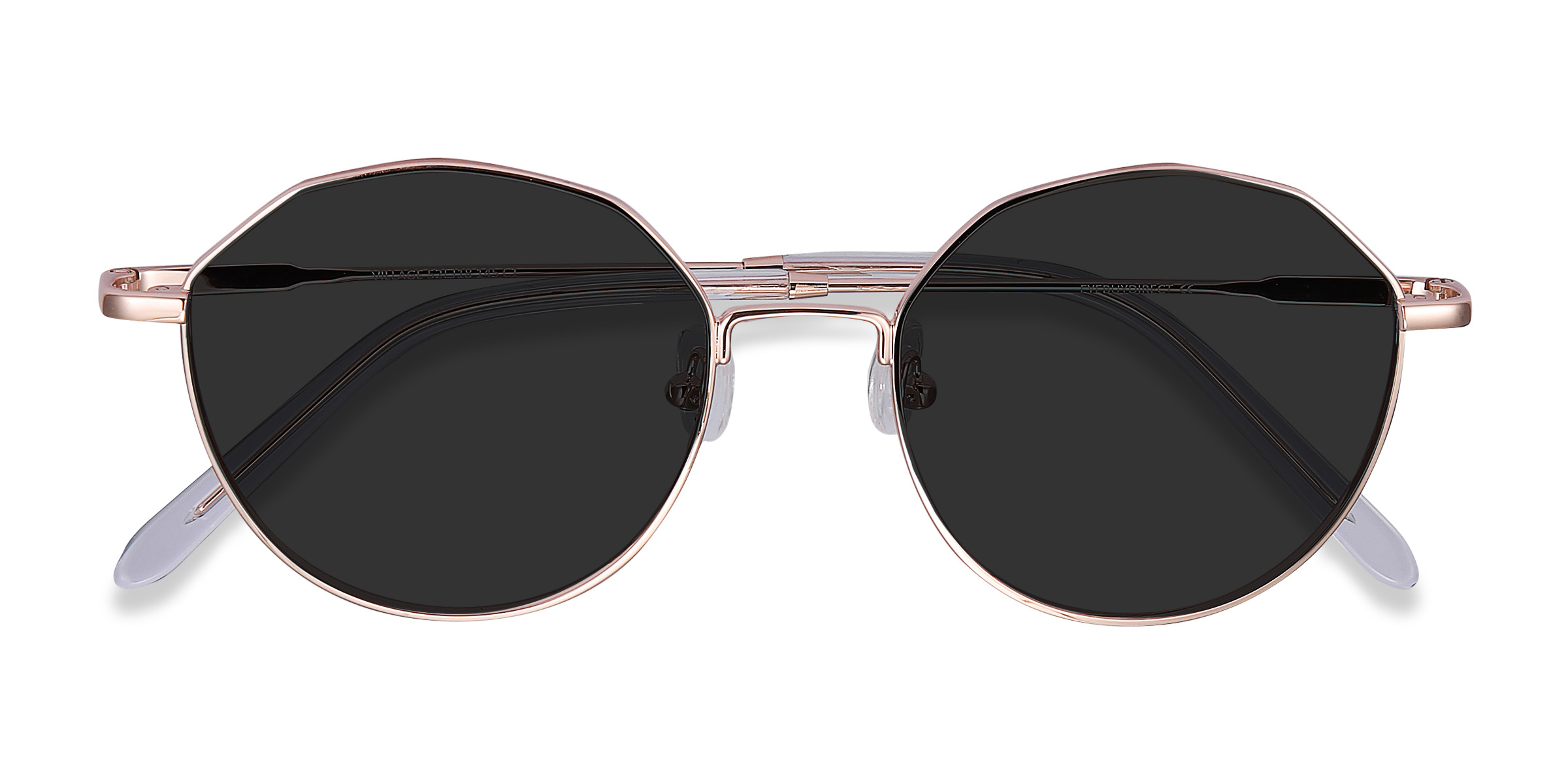 Rose Gold Village - Metal Sunglasses