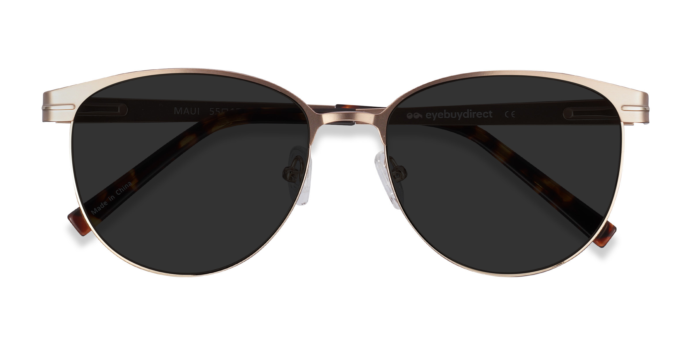 Or rose Maui - Métal Lunettes de soleil