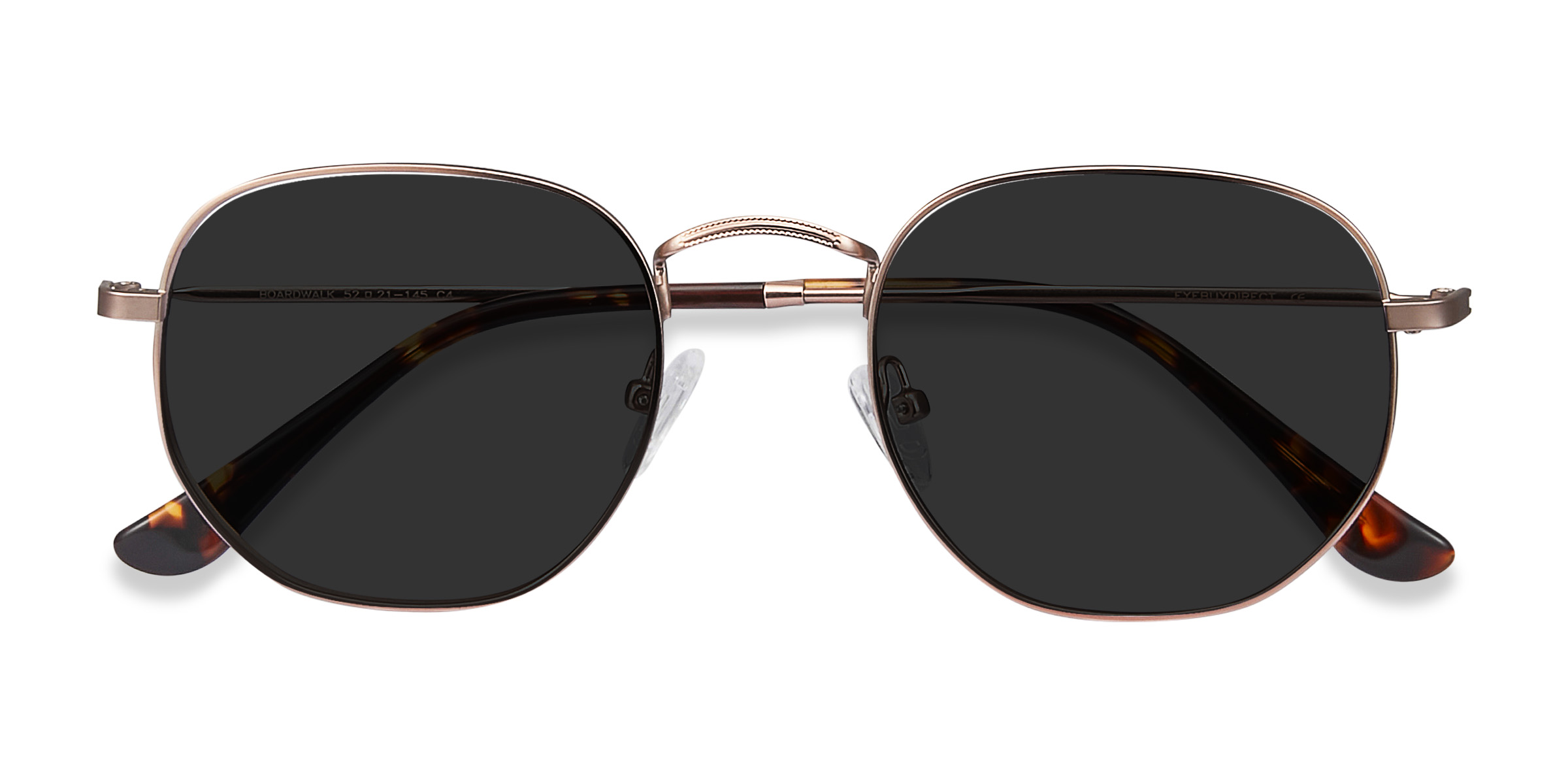 Rose Gold Boardwalk - Metal Sunglasses