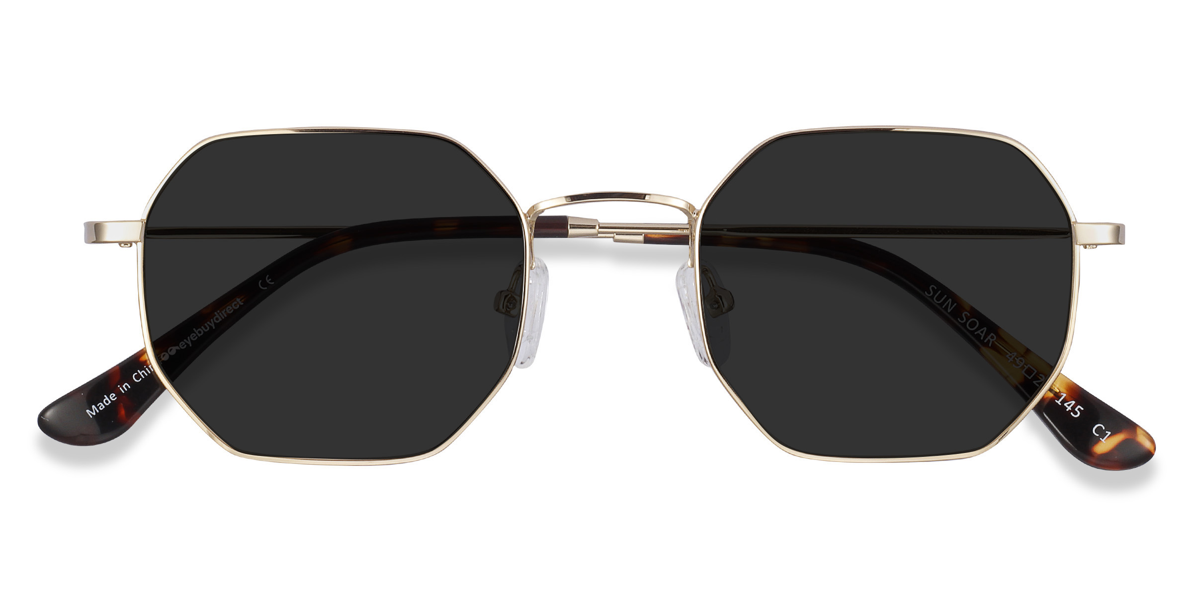 Golden Sun Soar - Metal Sunglasses