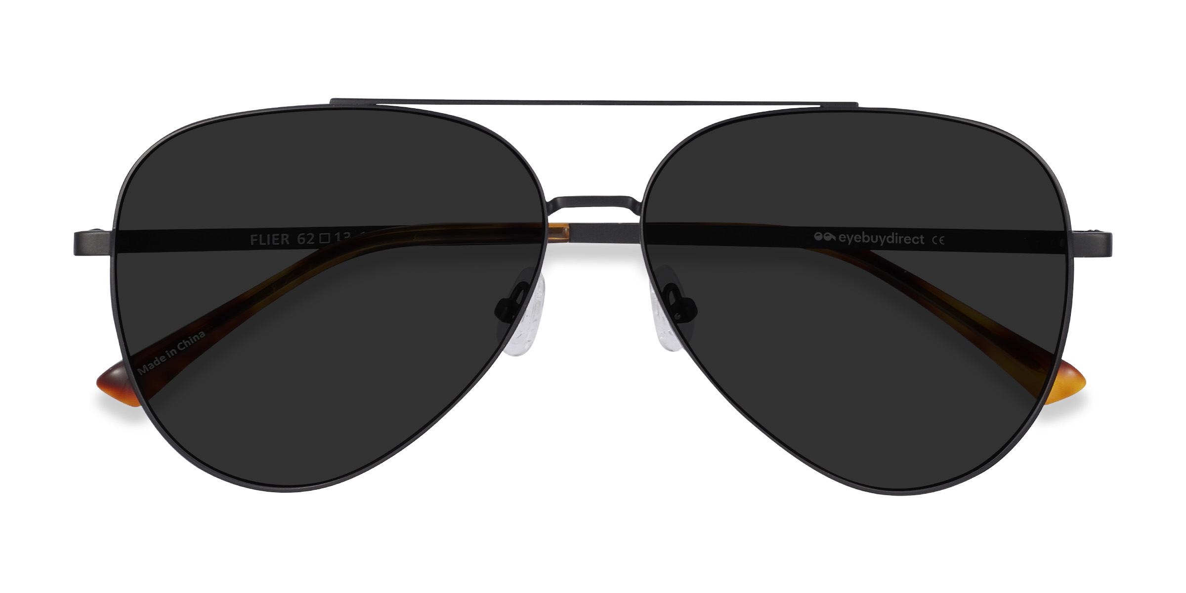 Black Flier - Metal Sunglasses
