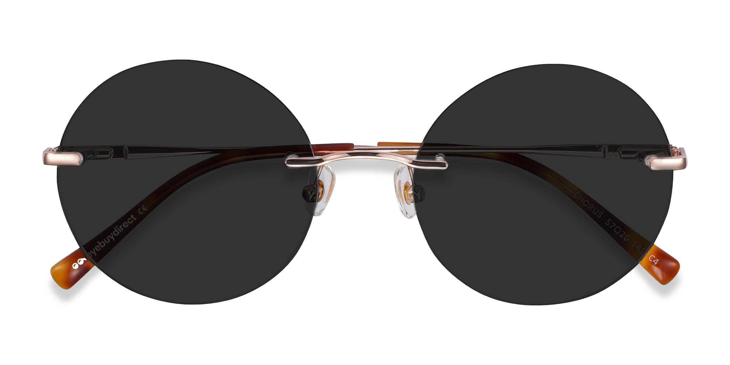 Rose Gold Chorus - Metal Sunglasses