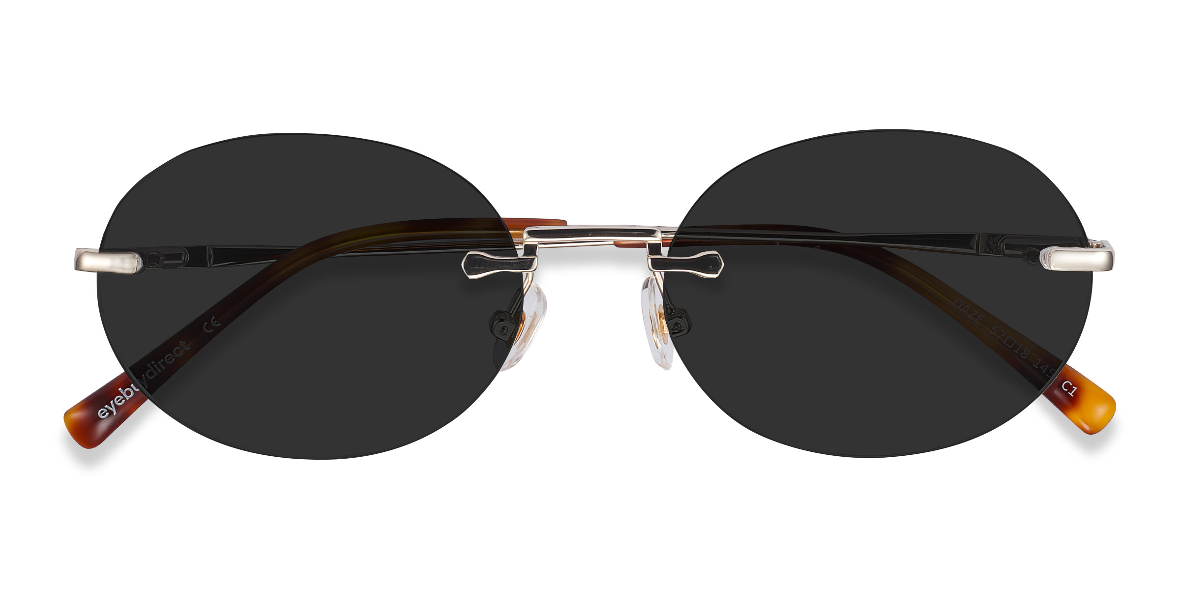 Light Gold Daze - Métal Lunettes de soleil