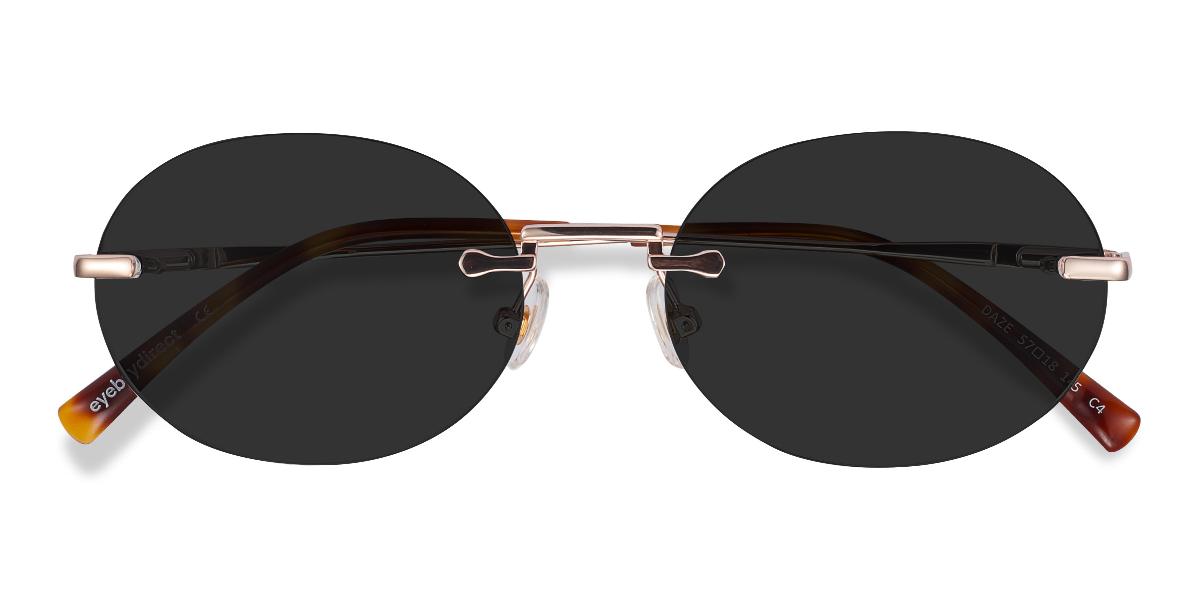 Rose Gold Daze - Metal Sunglasses