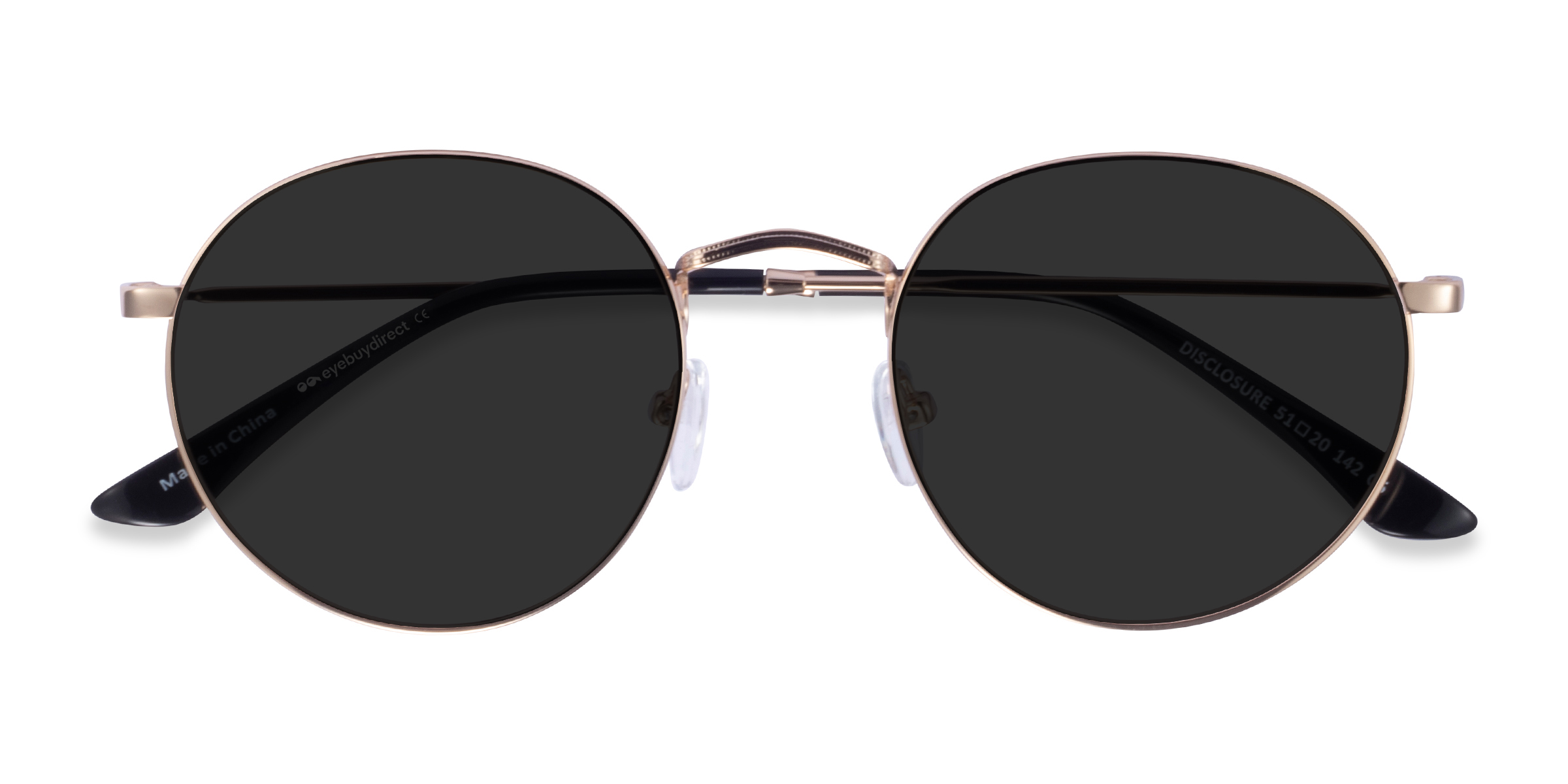 Doré Disclosure - Métal Lunettes de soleil