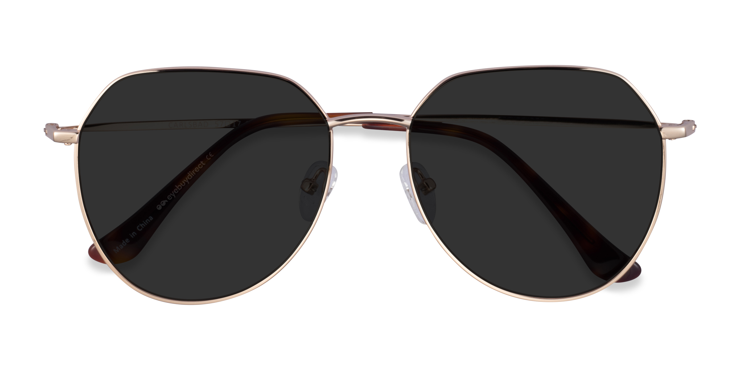 Doré Carlsbad - Métal Lunettes de soleil