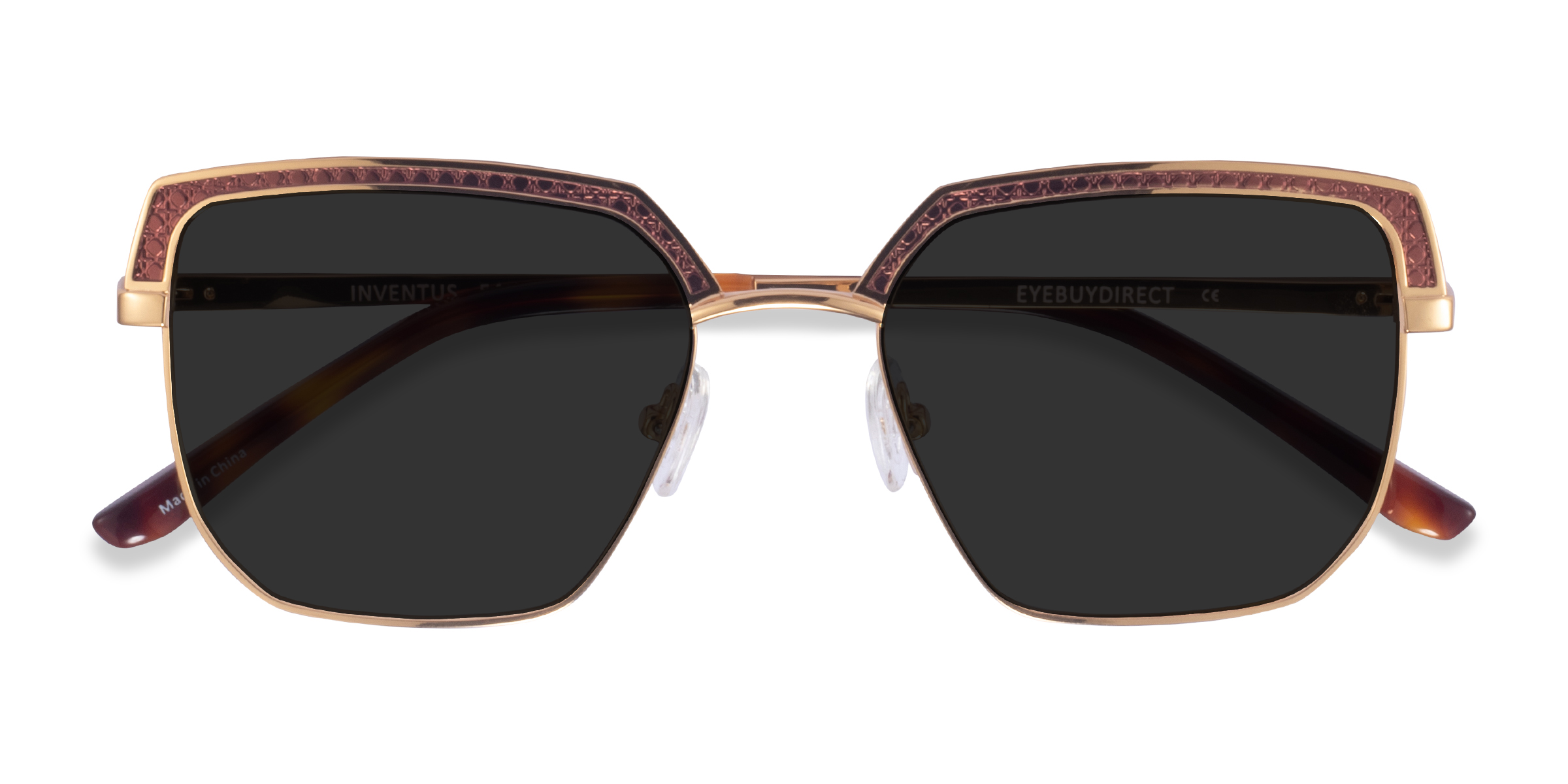 Brown Gold Inventus -  Métal Lunettes de soleil