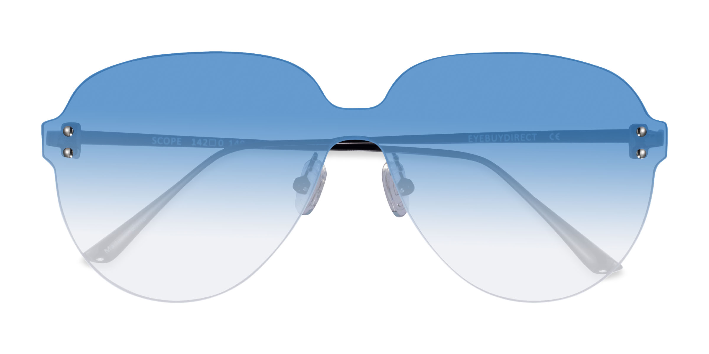 Noir Scope - Métal Lunettes de soleil