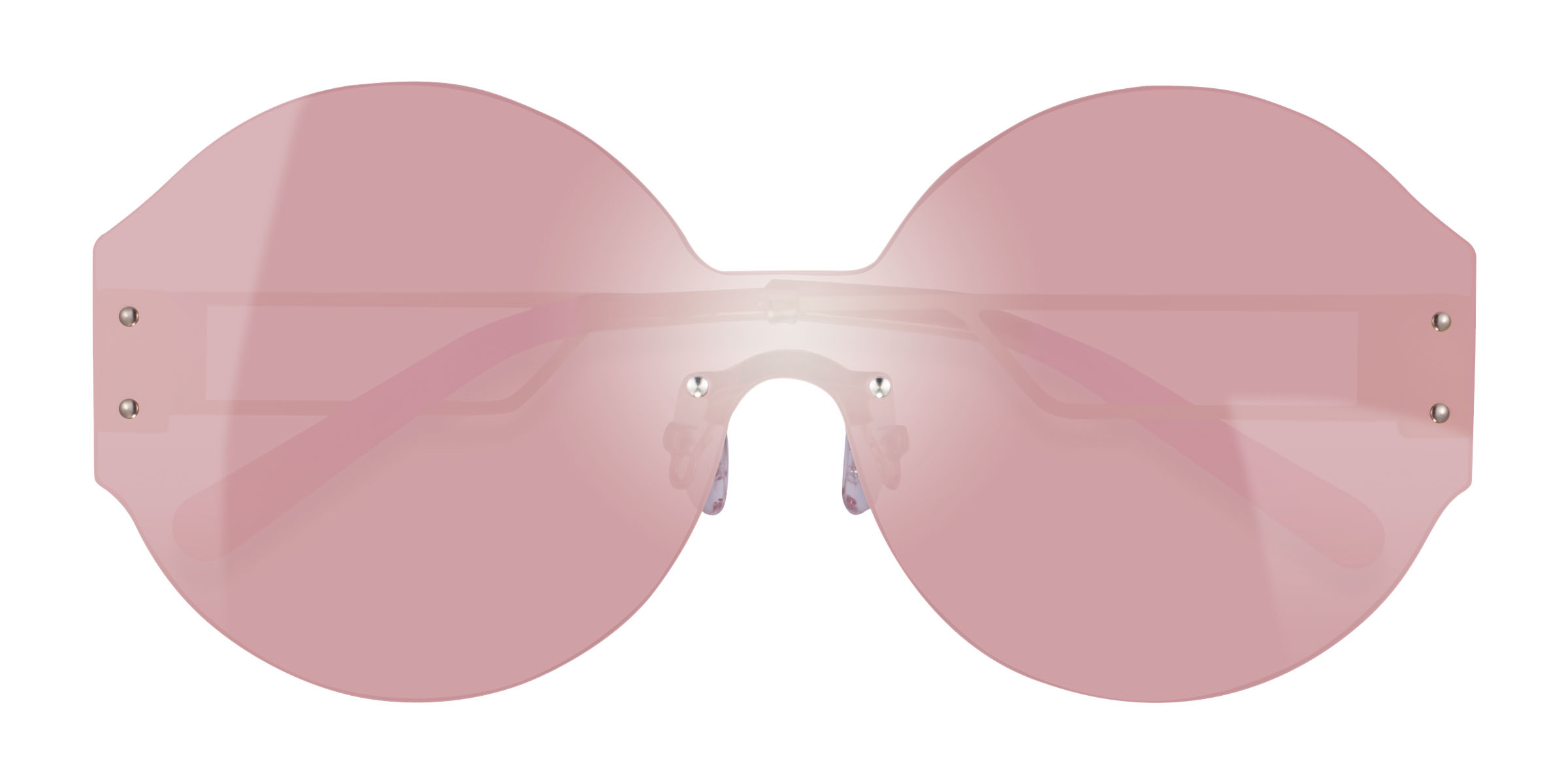 Matte Rose Gold Bios -  Metal Sunglasses