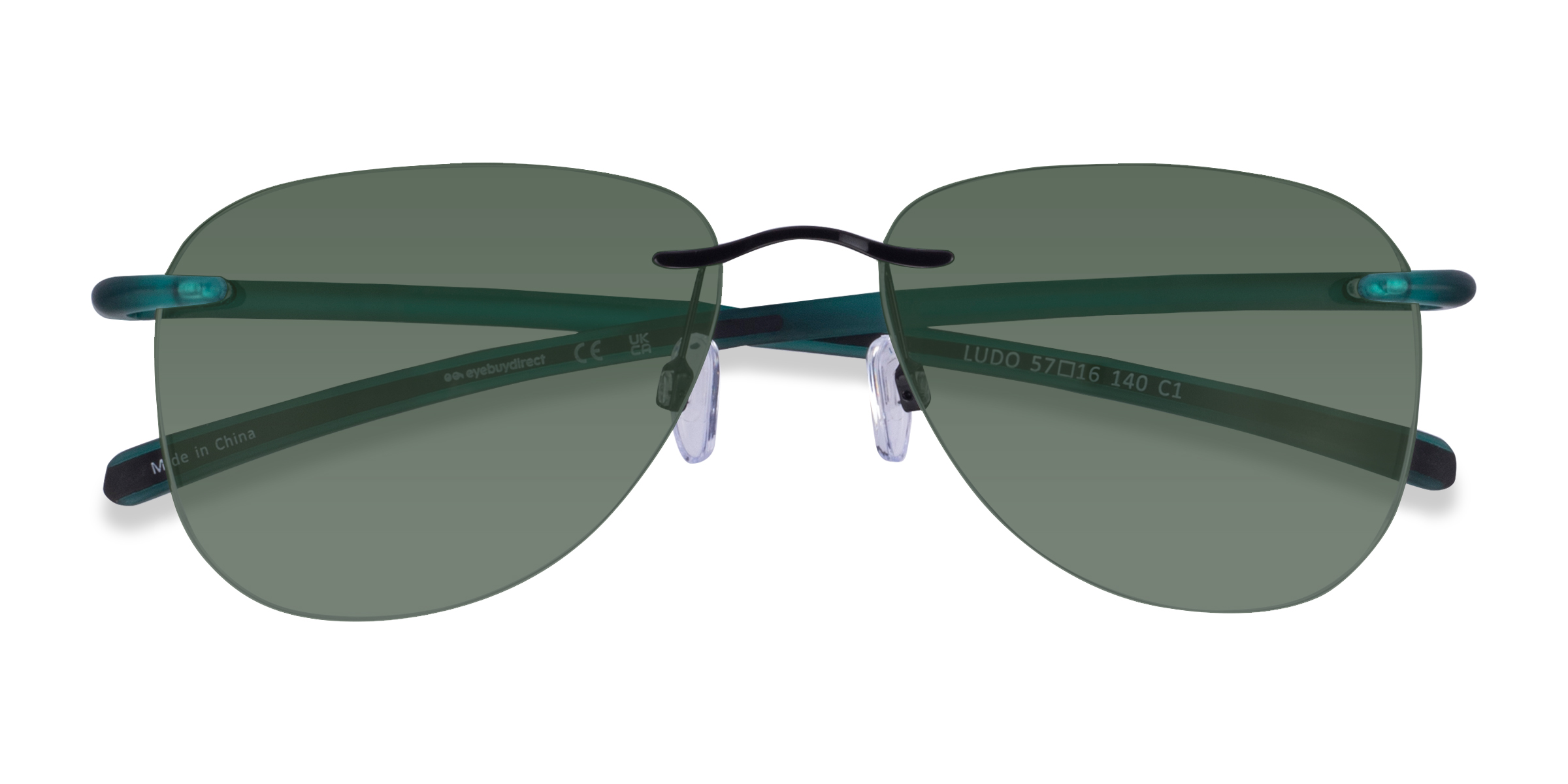 Noir Ludo - Plastique Lunettes de soleil