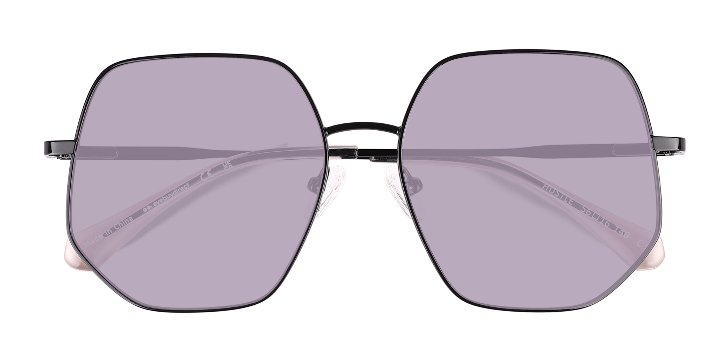 Noir Hustle -  Métal Lunettes de soleil