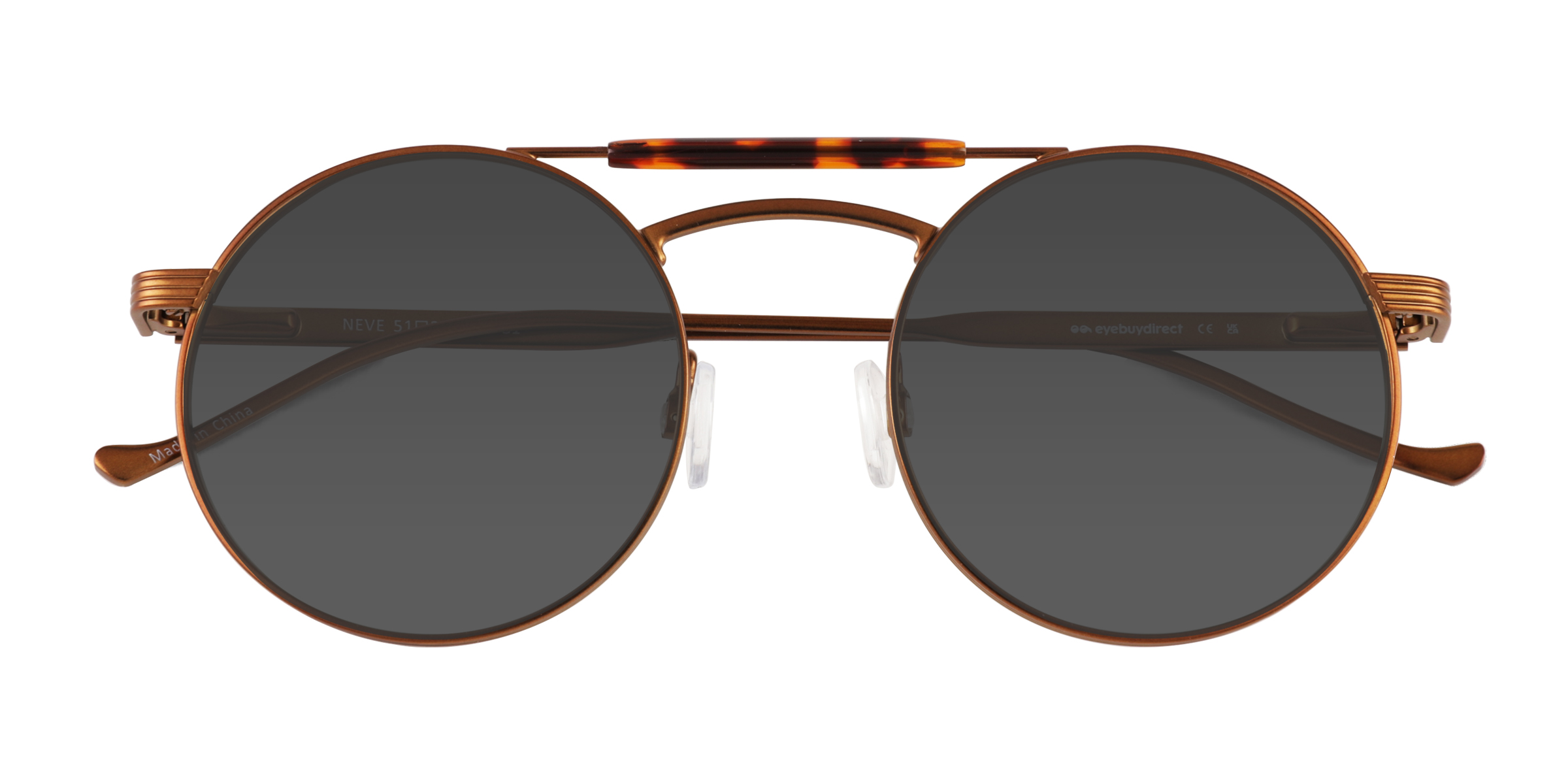 Tortoise Brown Neve - Metal Sunglasses