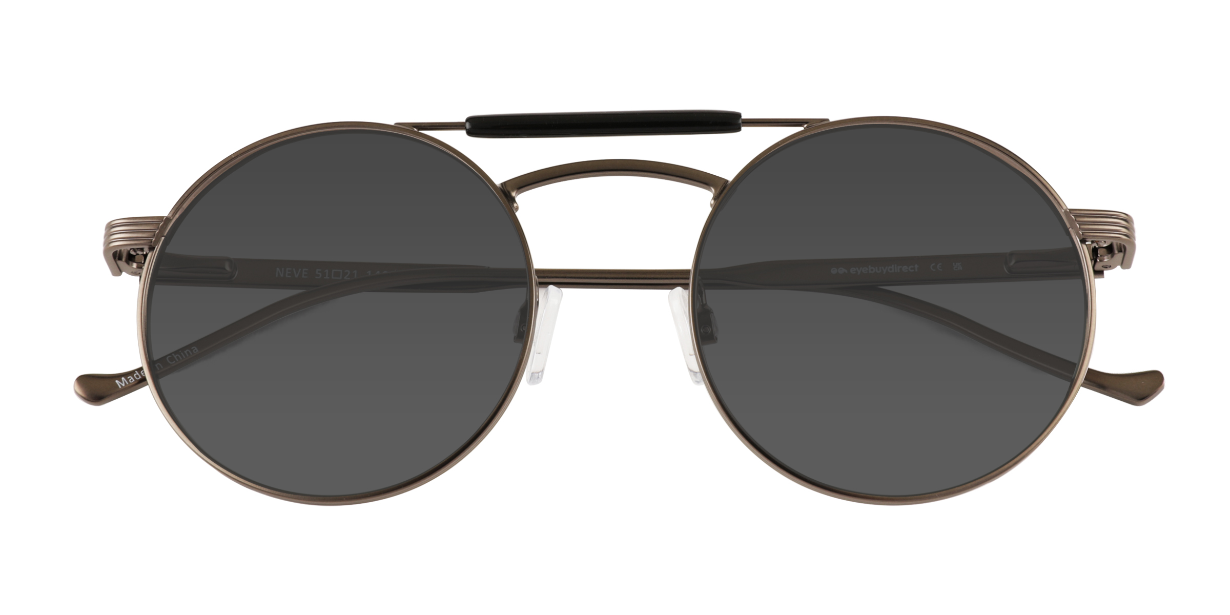 Black Gunmetal Neve - Metal Sunglasses