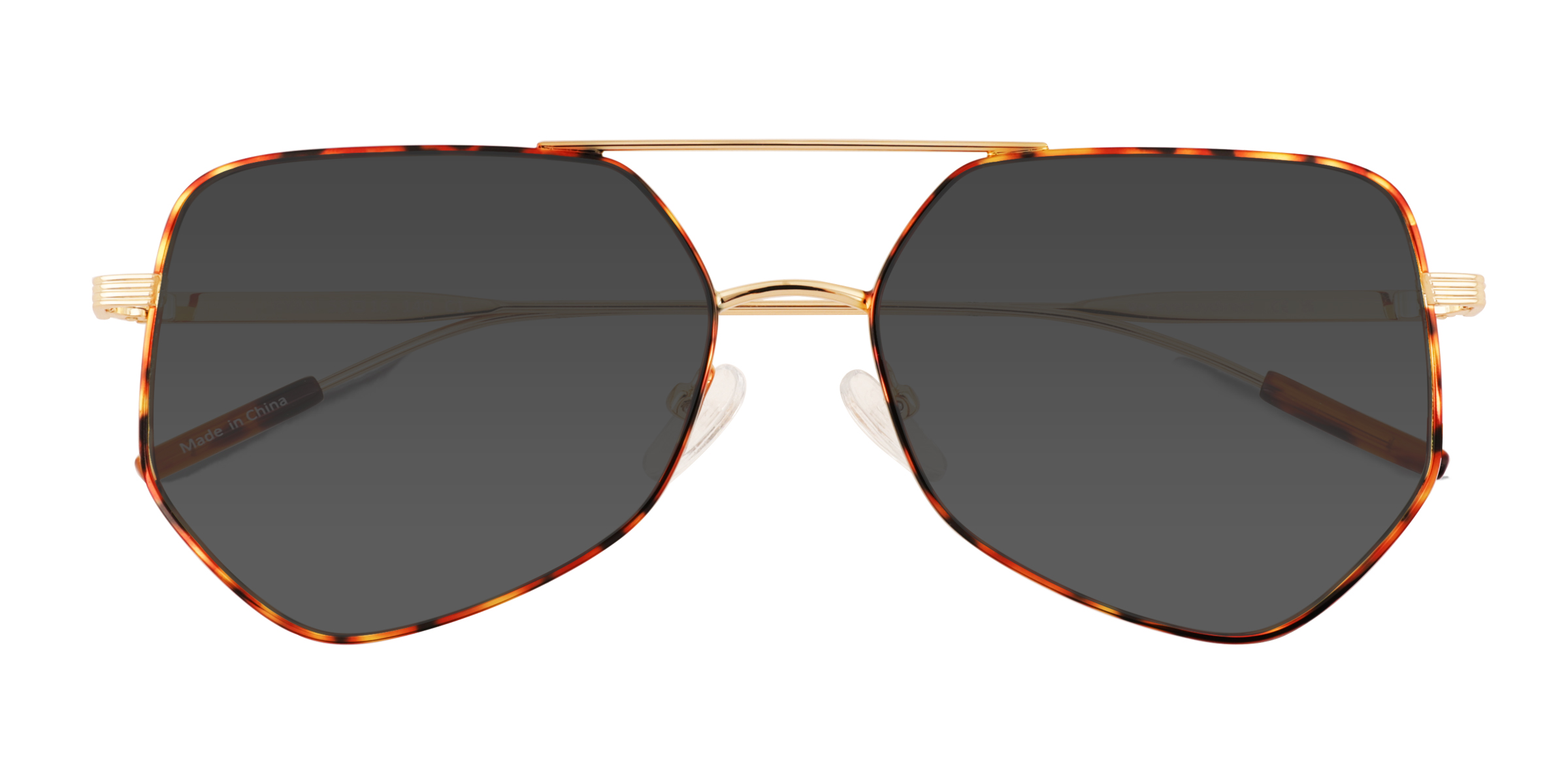 Tortoise Gold Ryan - Metal Sunglasses