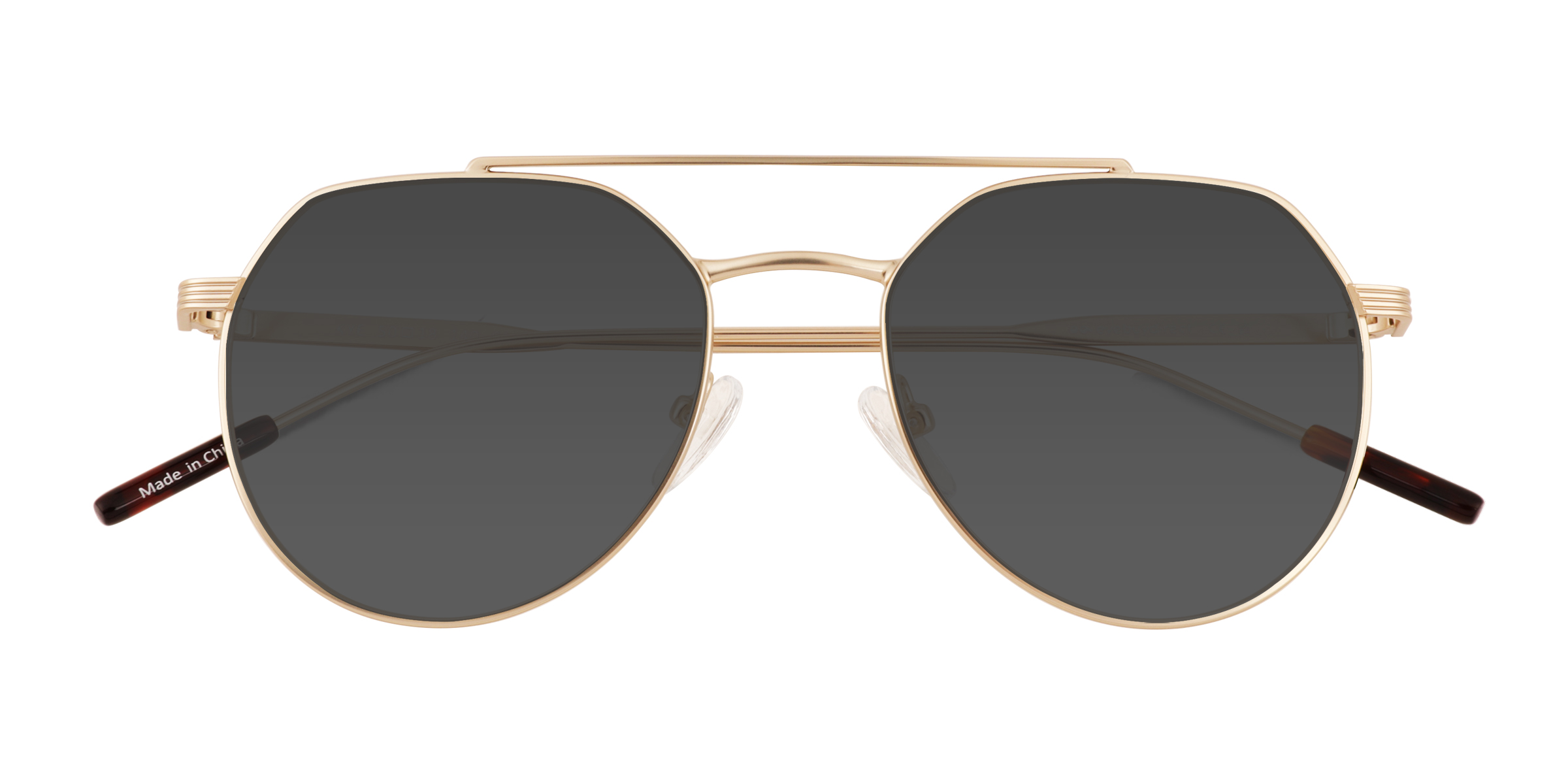 Matte Gold Kye - Metal Sunglasses