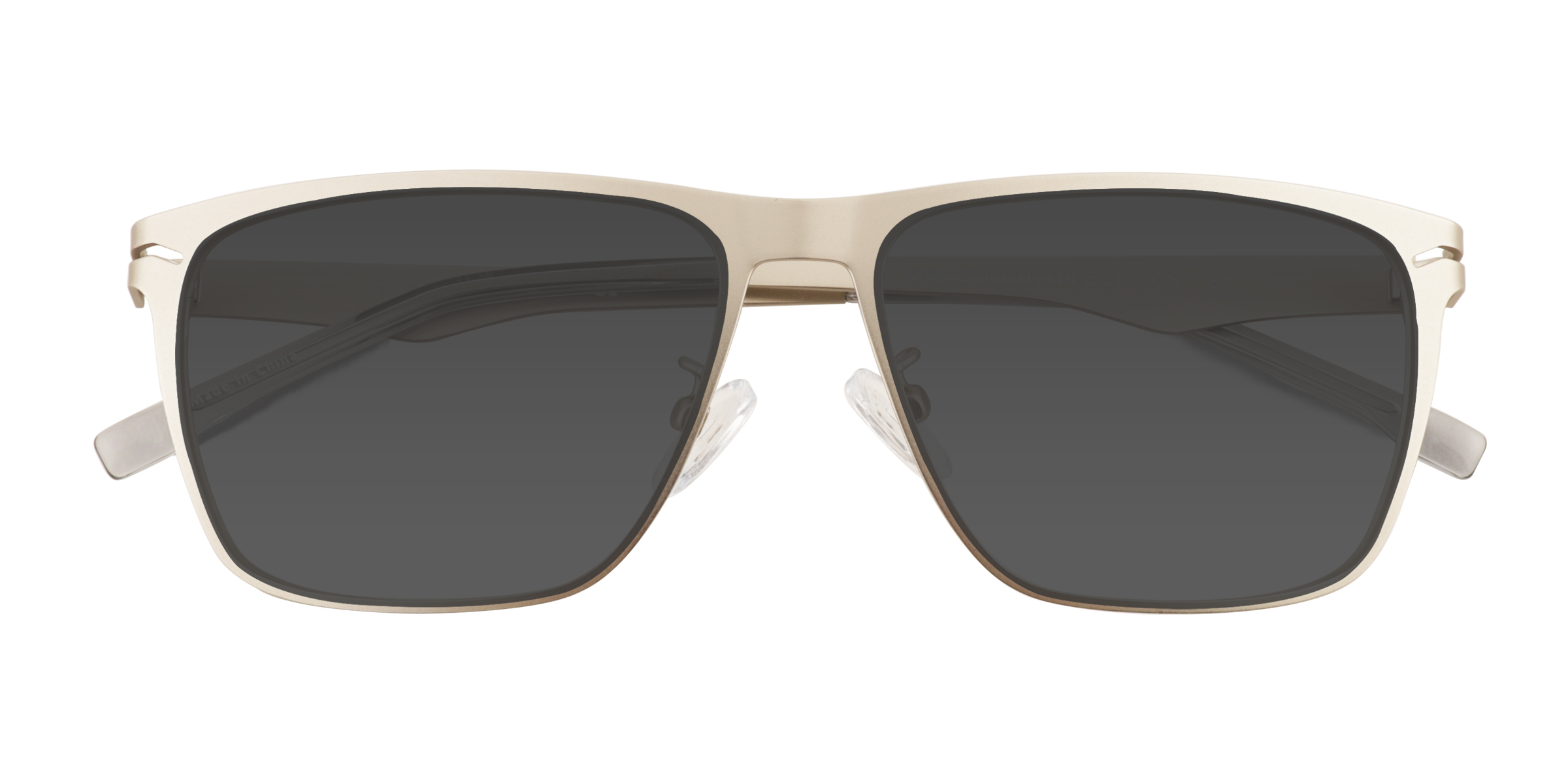 Matte Silver Geoff - Metal Sunglasses