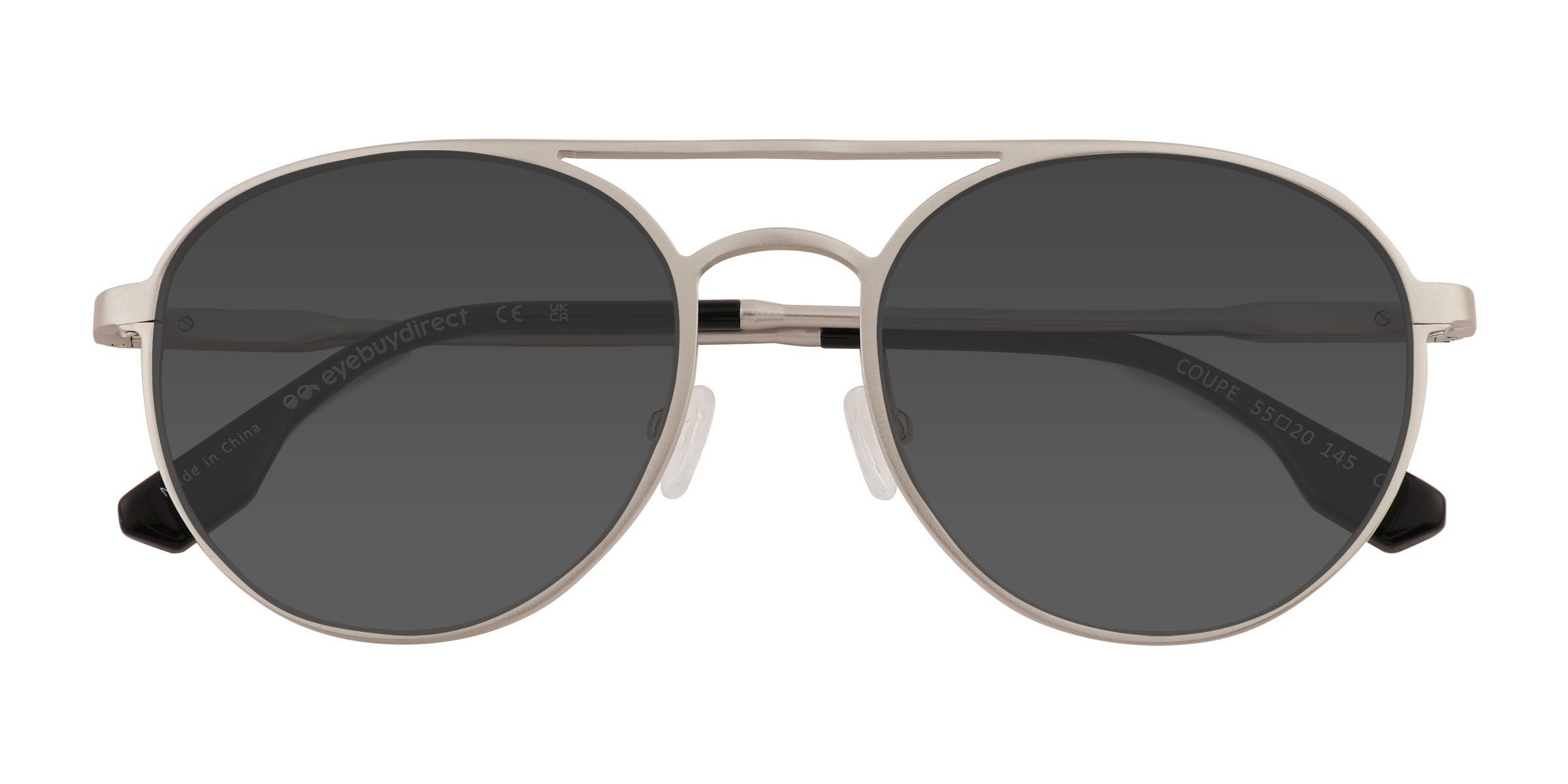 Matte Silver Coupe - Aluminium-alloy Lunettes de soleil