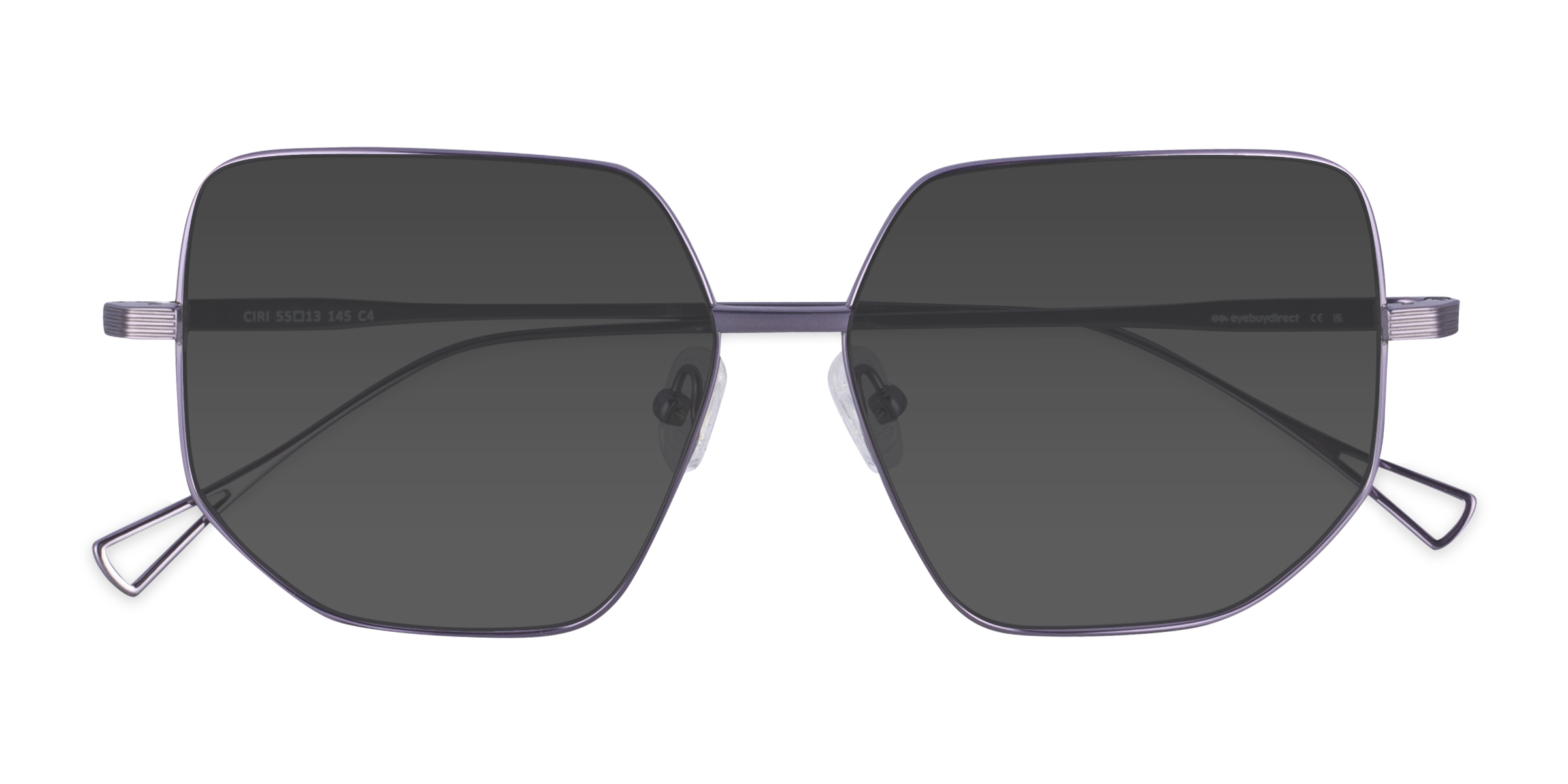 Purple Ciri - Titanium Sunglasses