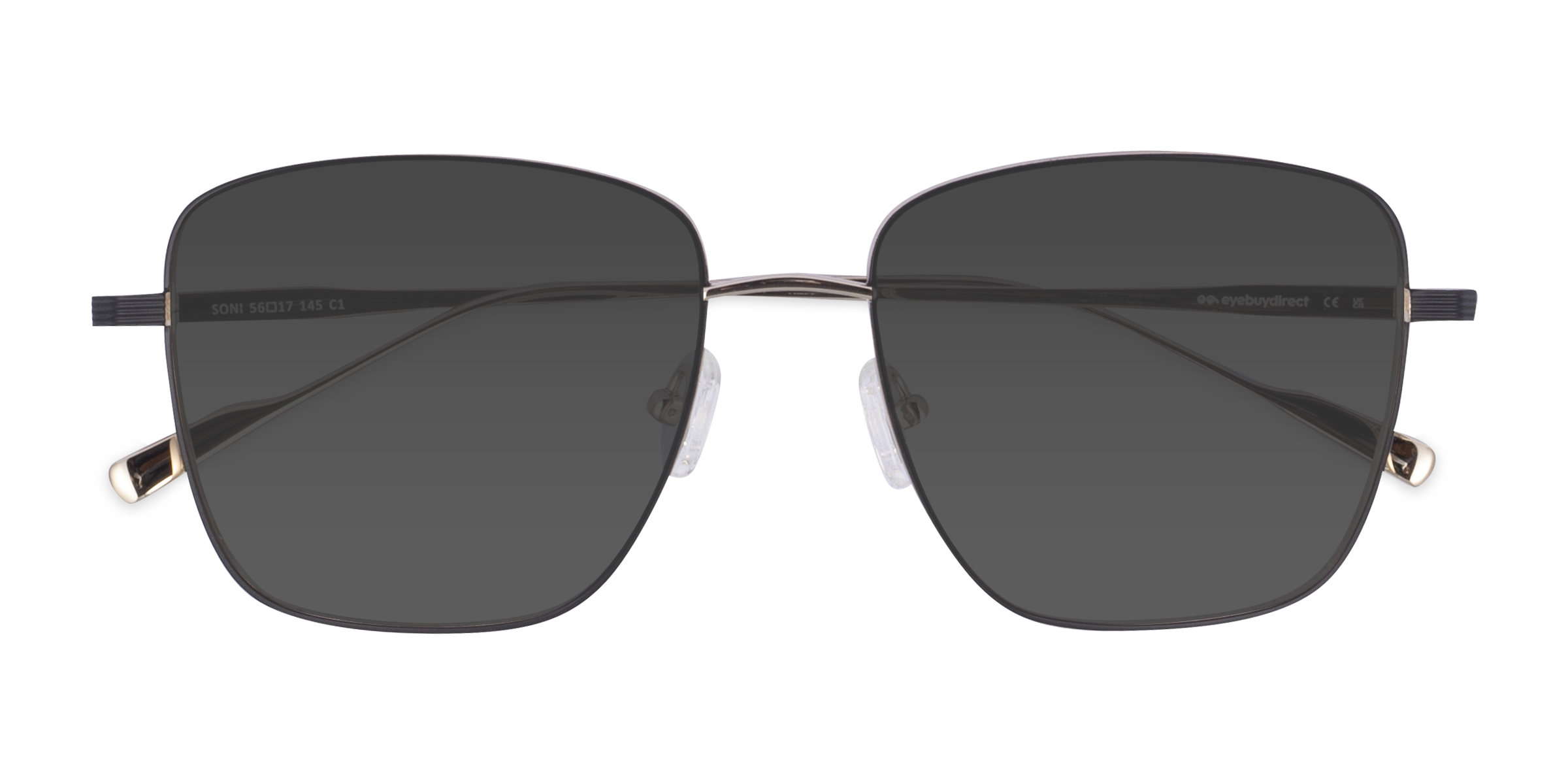 Black Soni - Titanium Sunglasses