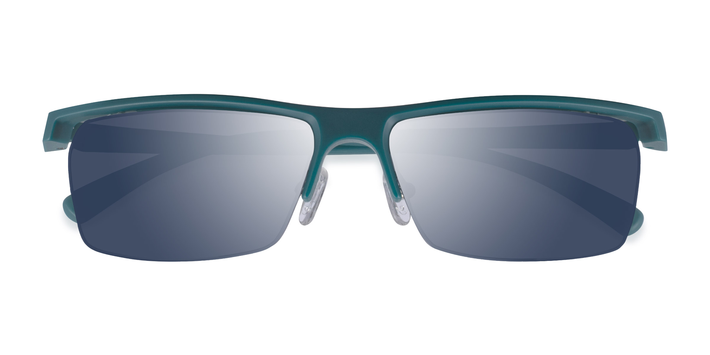 Matte Teal Turnover - Plastic Sunglasses