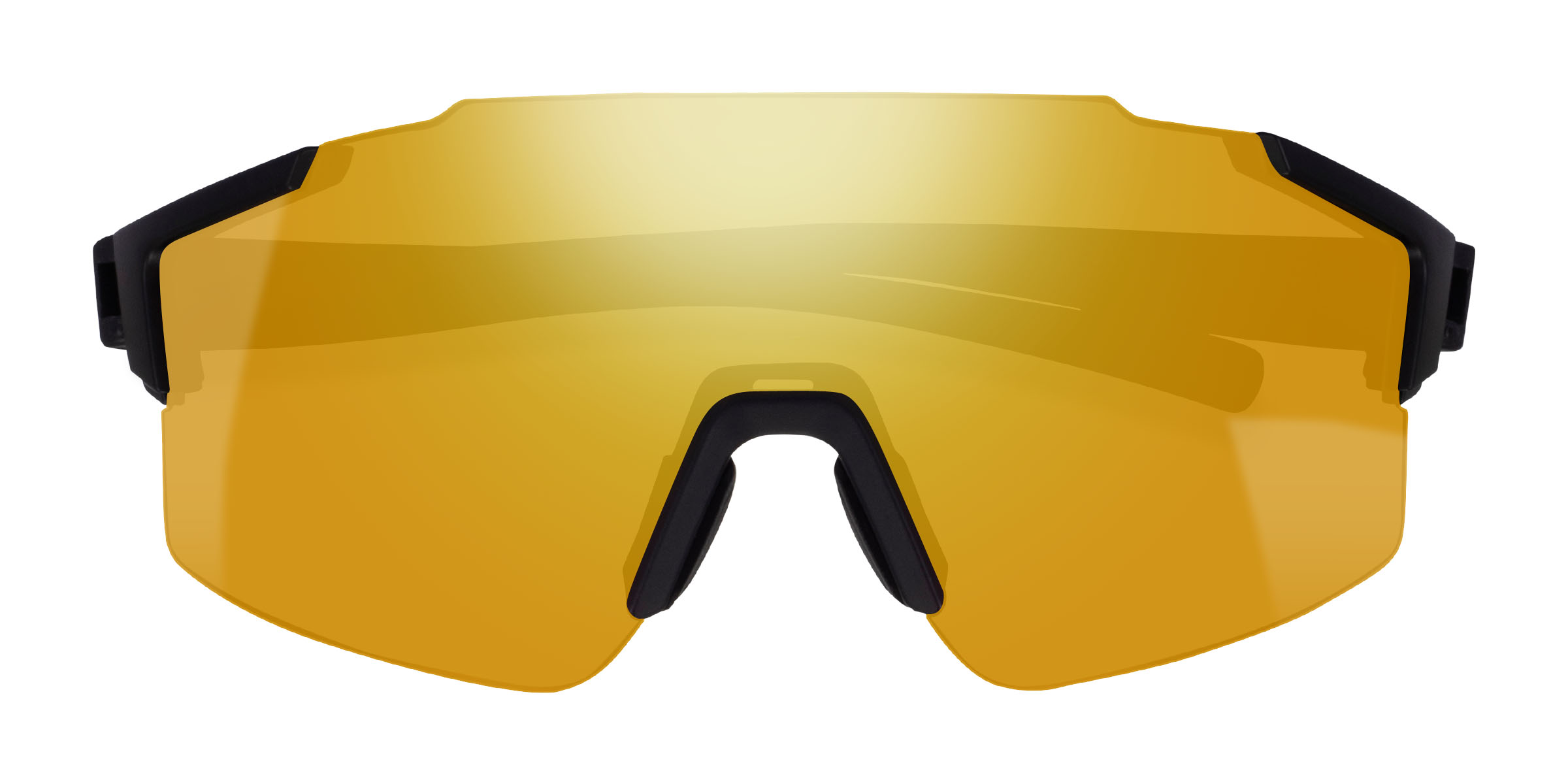 Noir Combat - Plastique Lunettes de soleil