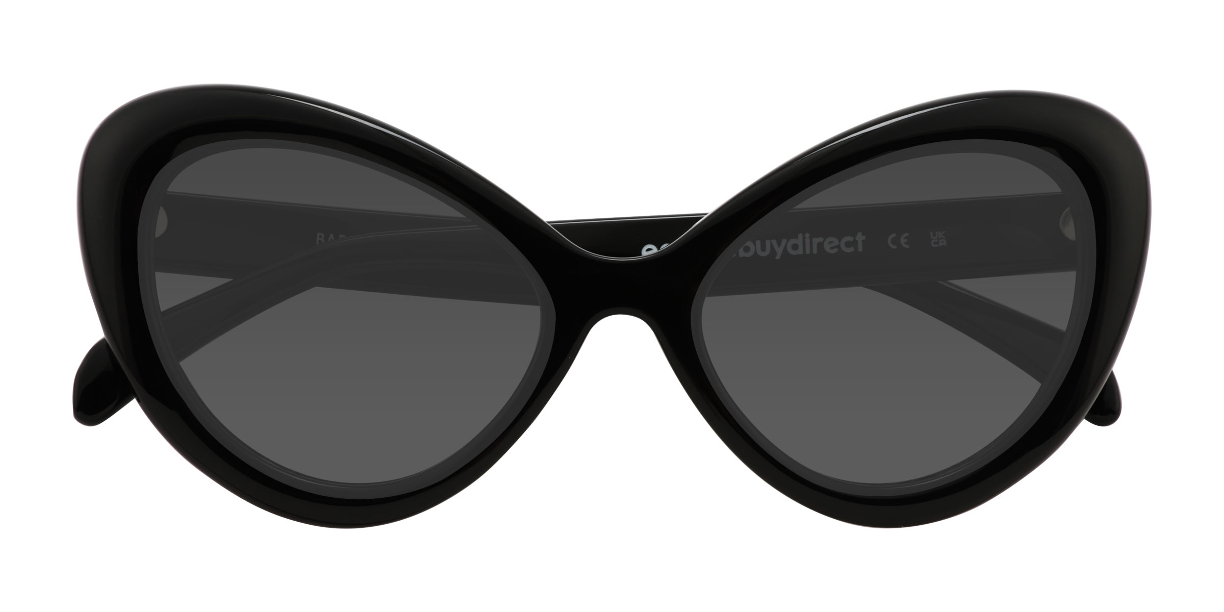 Noir Babe - Plastique Lunettes de soleil