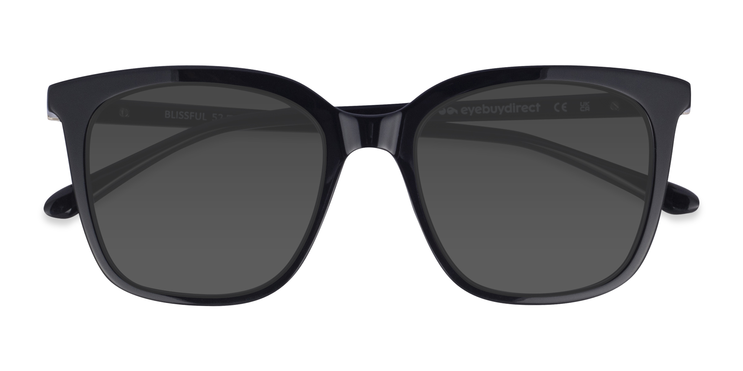 Noir Blissful - Acétate Lunettes de soleil