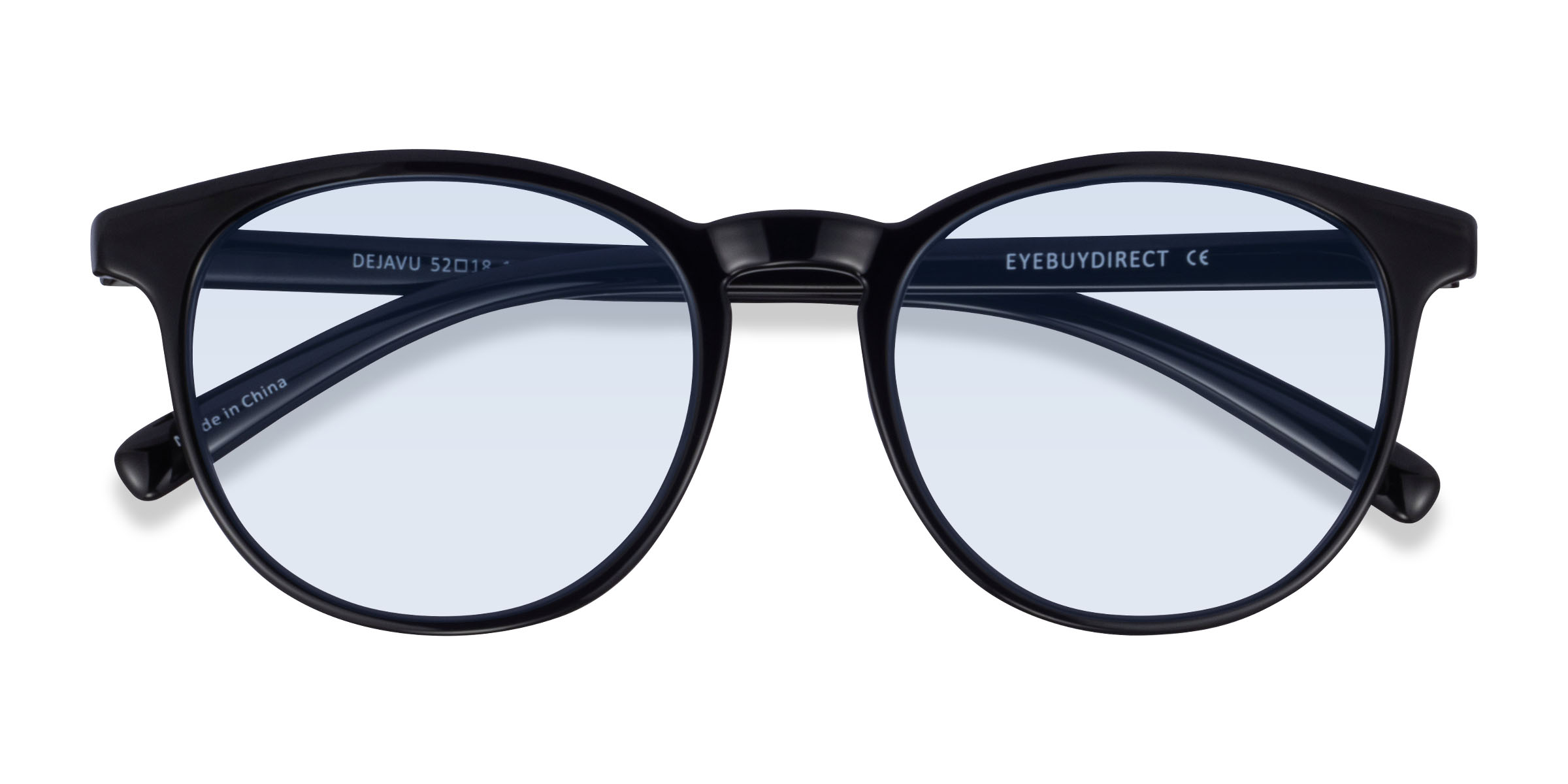 Noir Deja Vu -  Plastique Lunettes de soleil