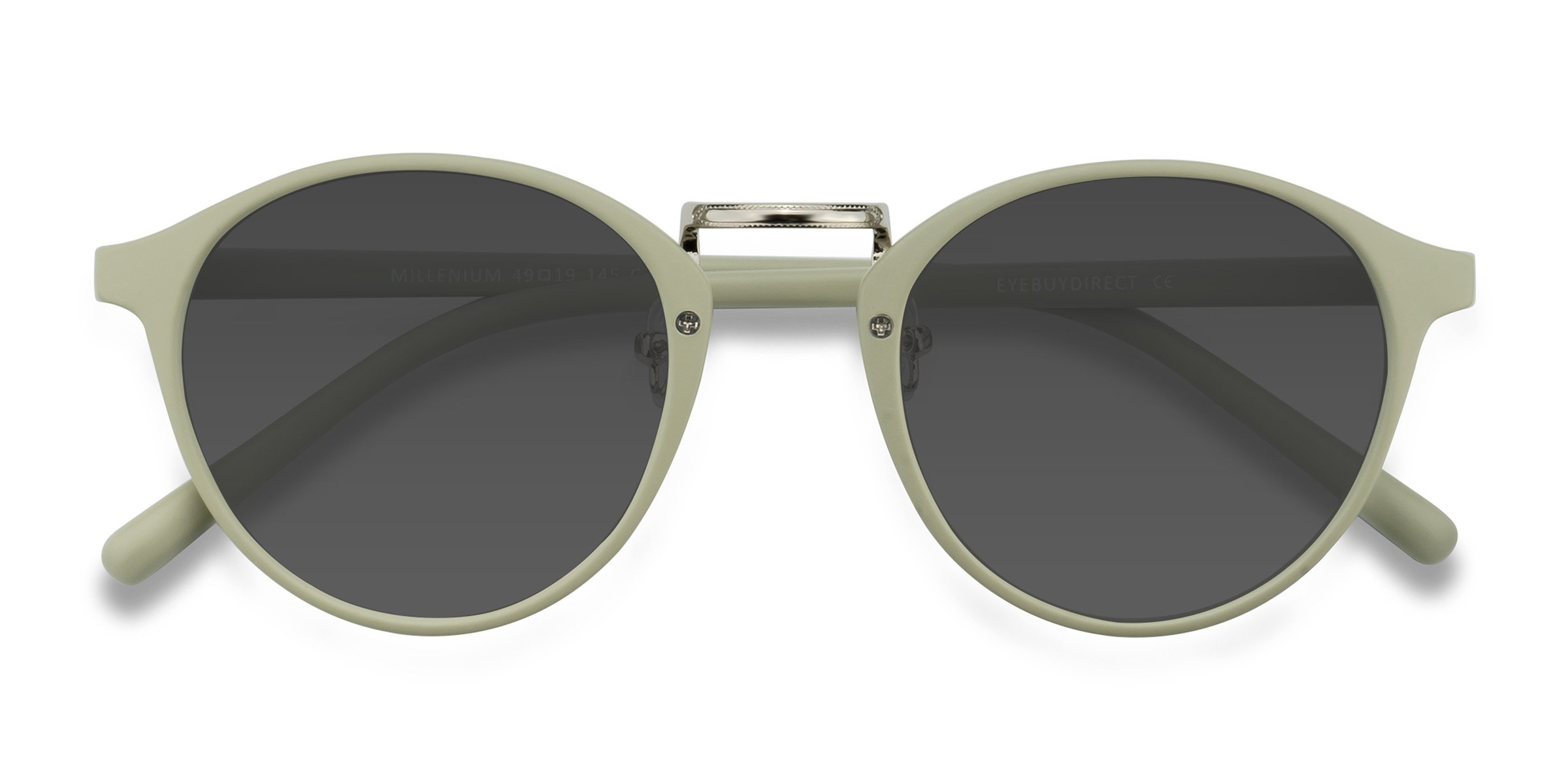 Light Green Millenium - Plastique Lunettes de soleil