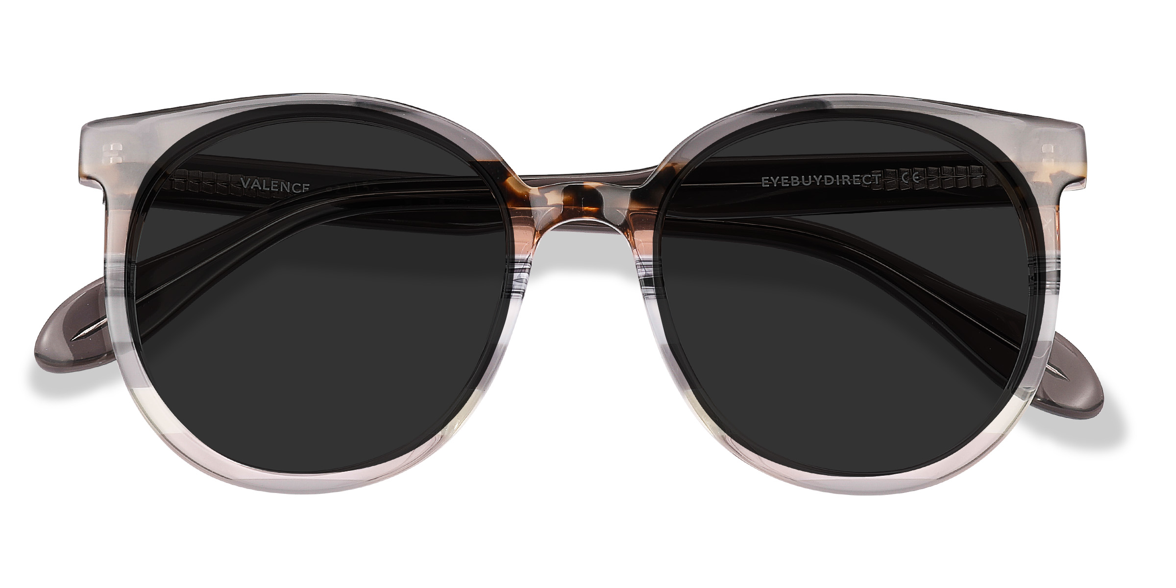 Gray Brown Valence -  Acétate Lunettes de soleil