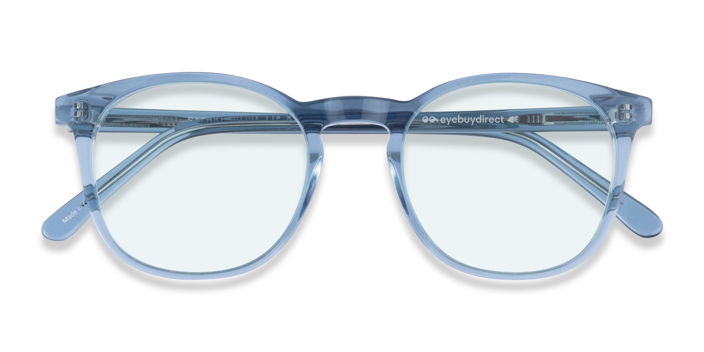 Clear Blue Safari - Acetate Sunglasses