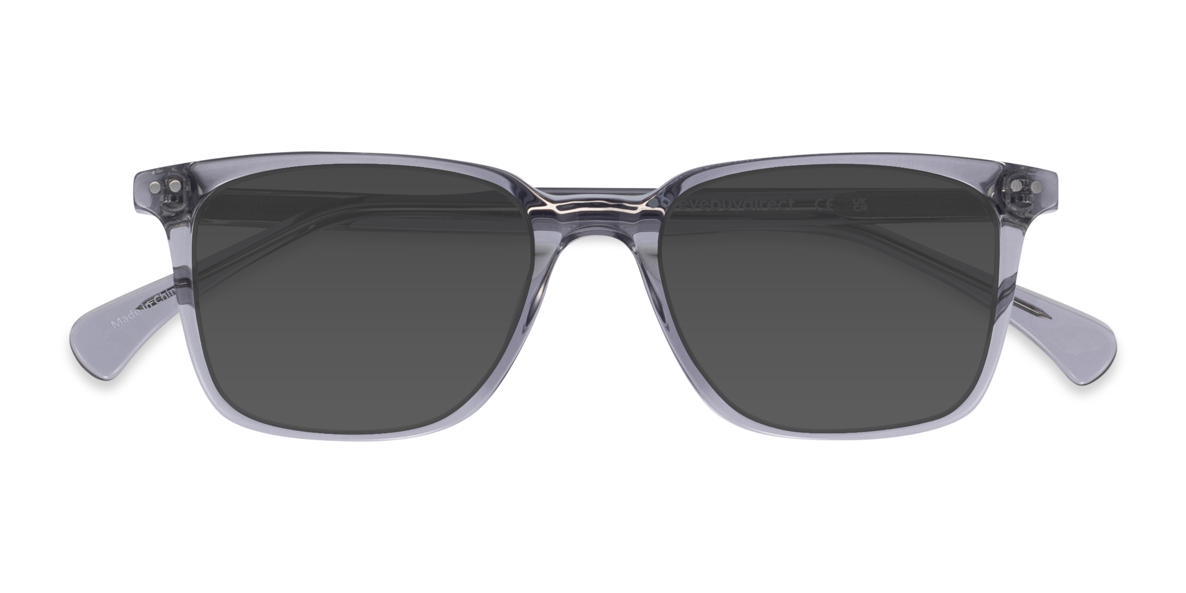 Clear Gray Luck - Acétate Lunettes de soleil
