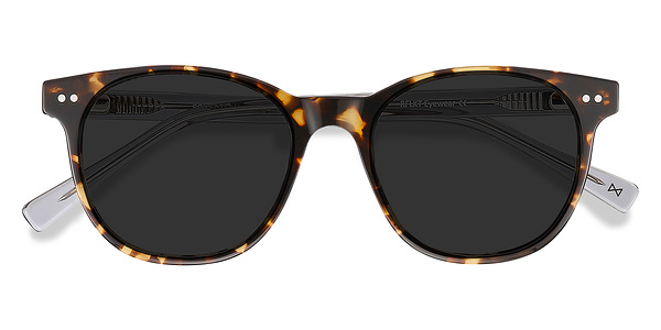 Tortoise Gray Sol -  Acetate Sunglasses