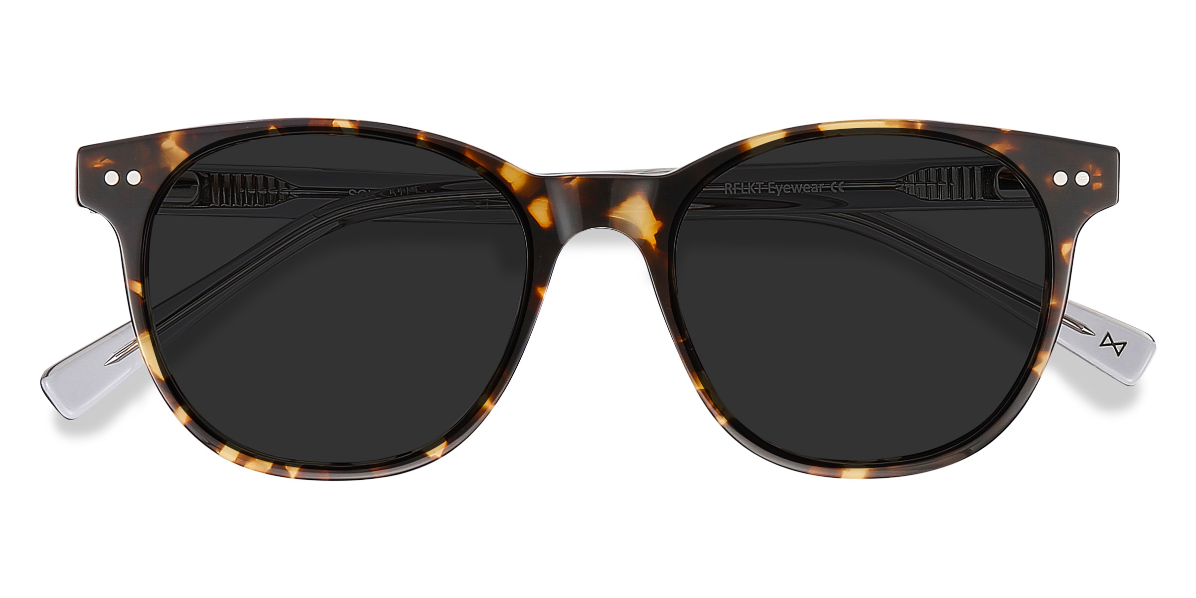 Tortoise Gray Sol - Acetate Sunglasses