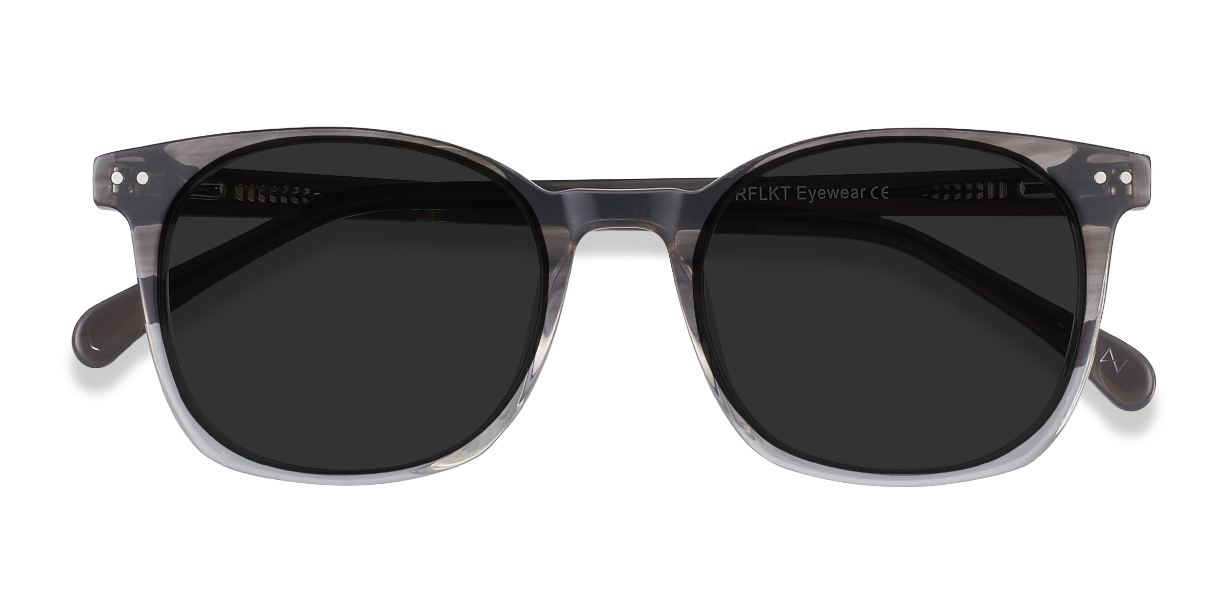 Striped Soleil - Acetate Sunglasses