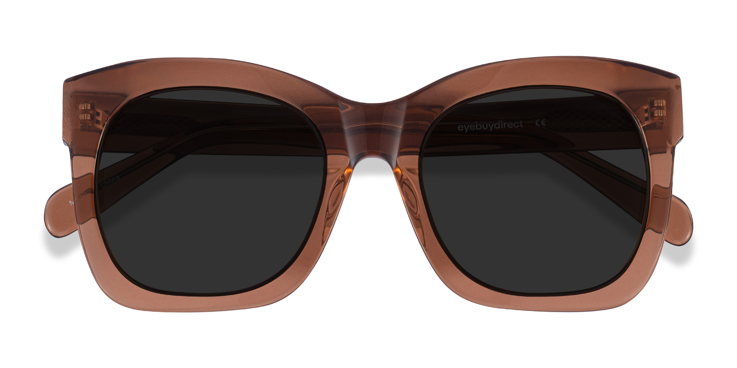 Clear Brown Claudette -  Acétate Lunettes de soleil