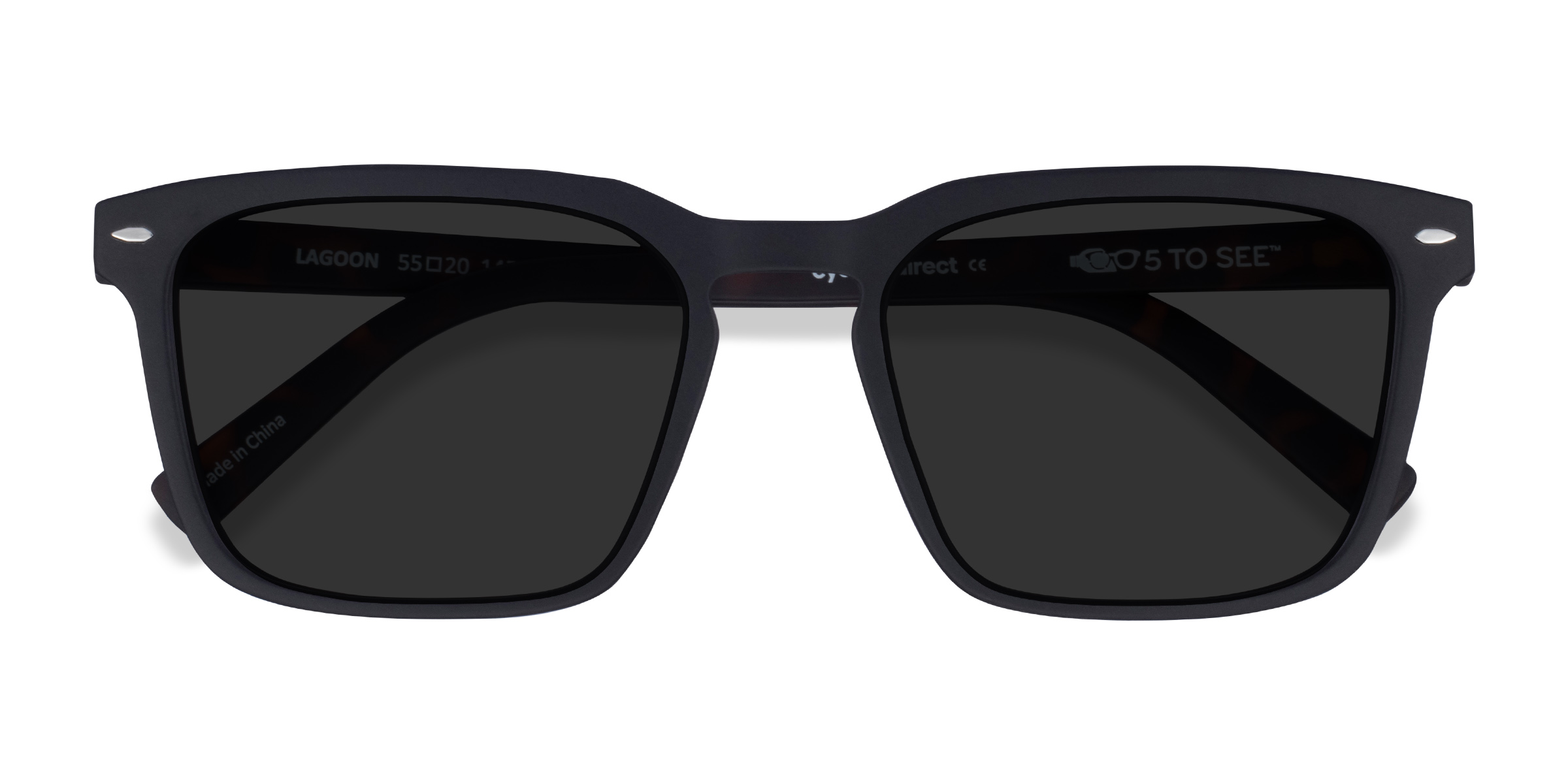 Basalt & Warm Tortoise Lagoon - Plastic Sunglasses