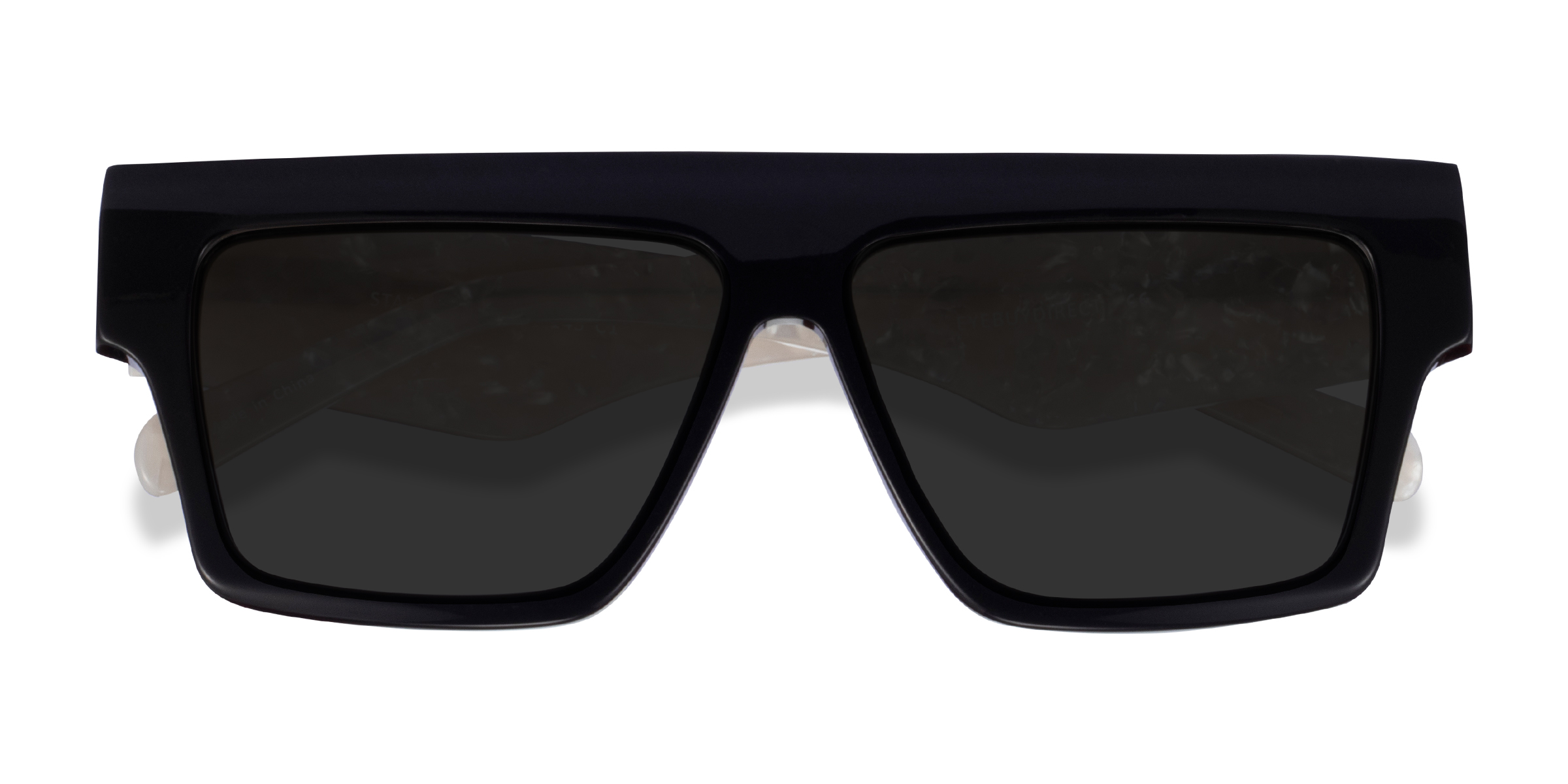 Black White Starship - Acetate Sunglasses