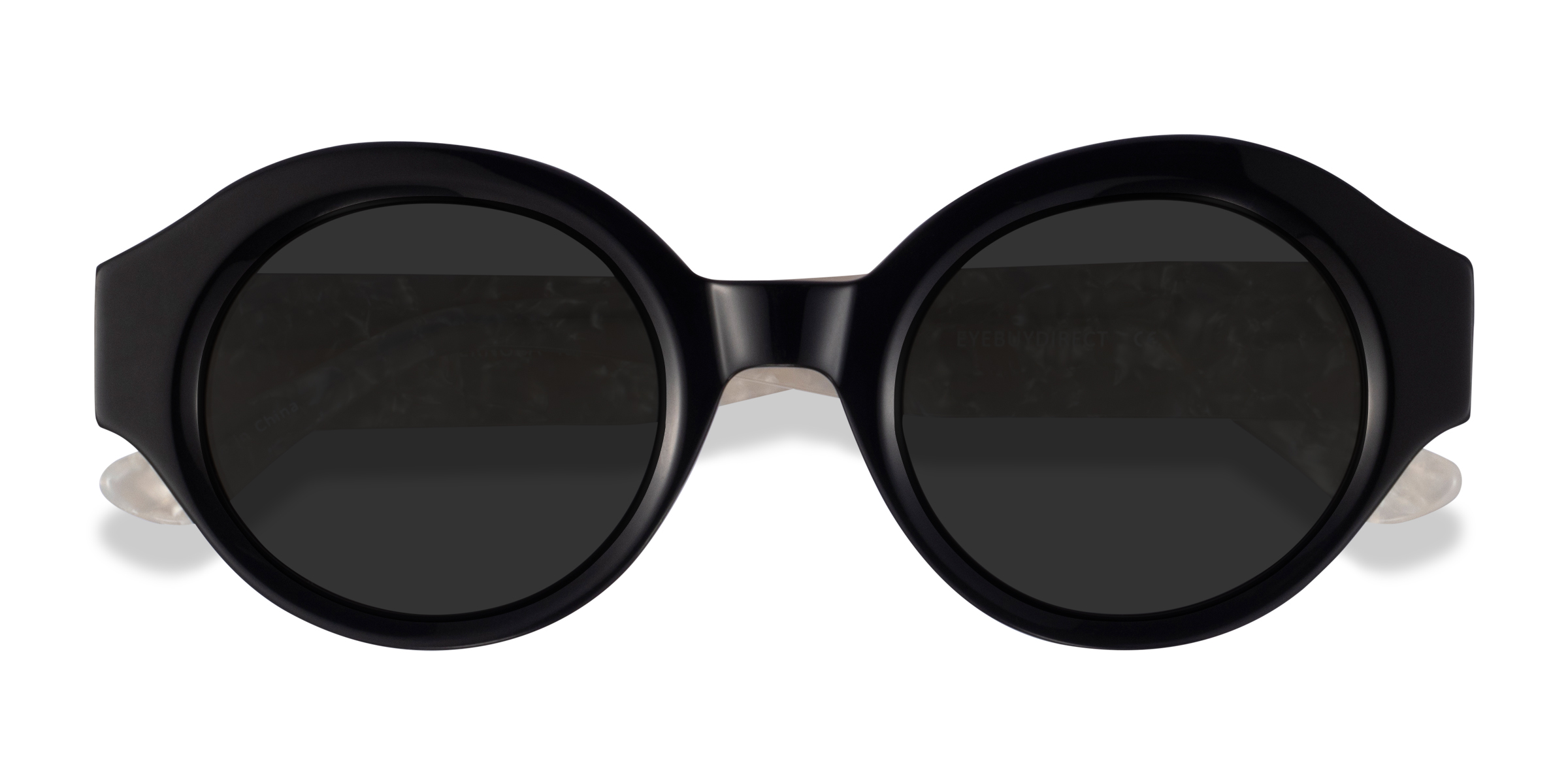 Black White Supernova - Acetate Sunglasses