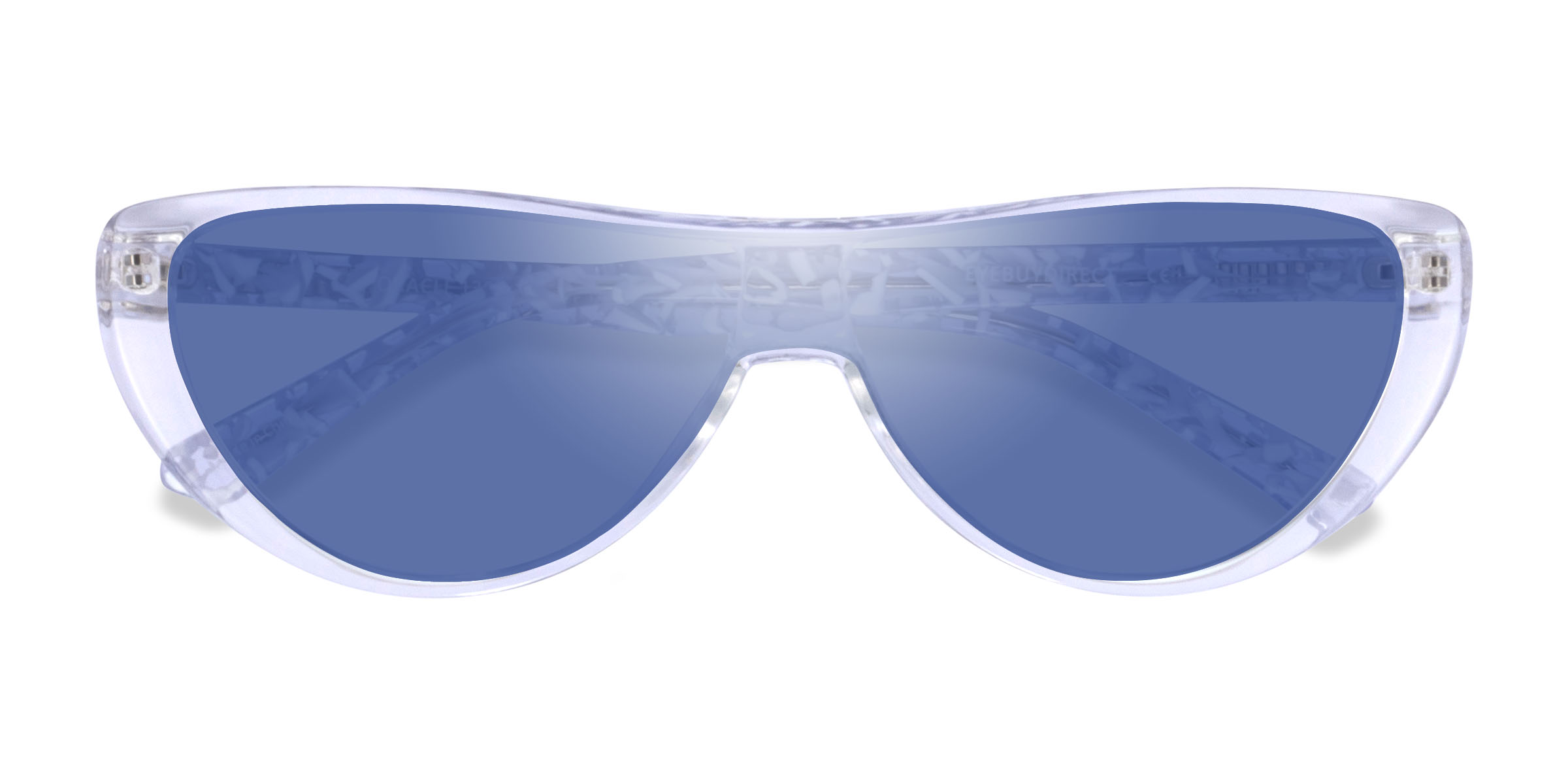 Clear Floral Oracle - Acetate Sunglasses