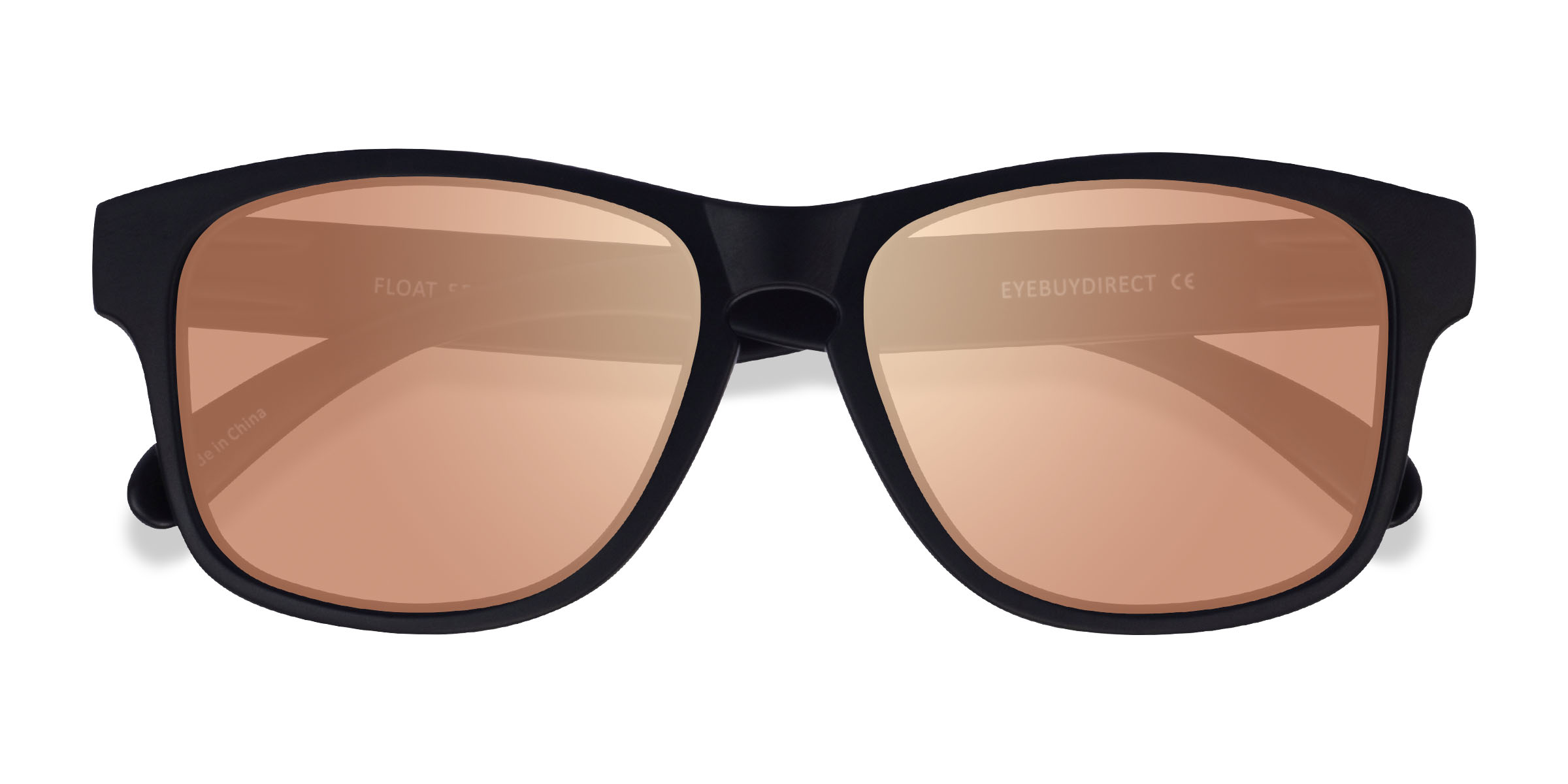 Black Gold Float - Plastic Sunglasses