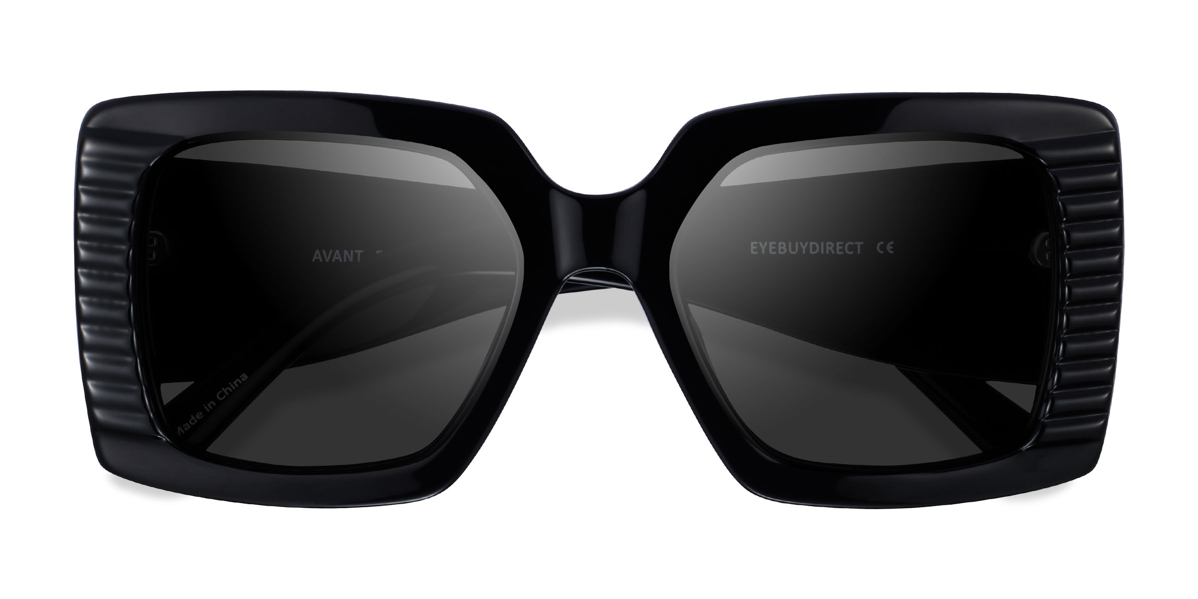 Black Avant - Acetate Sunglasses