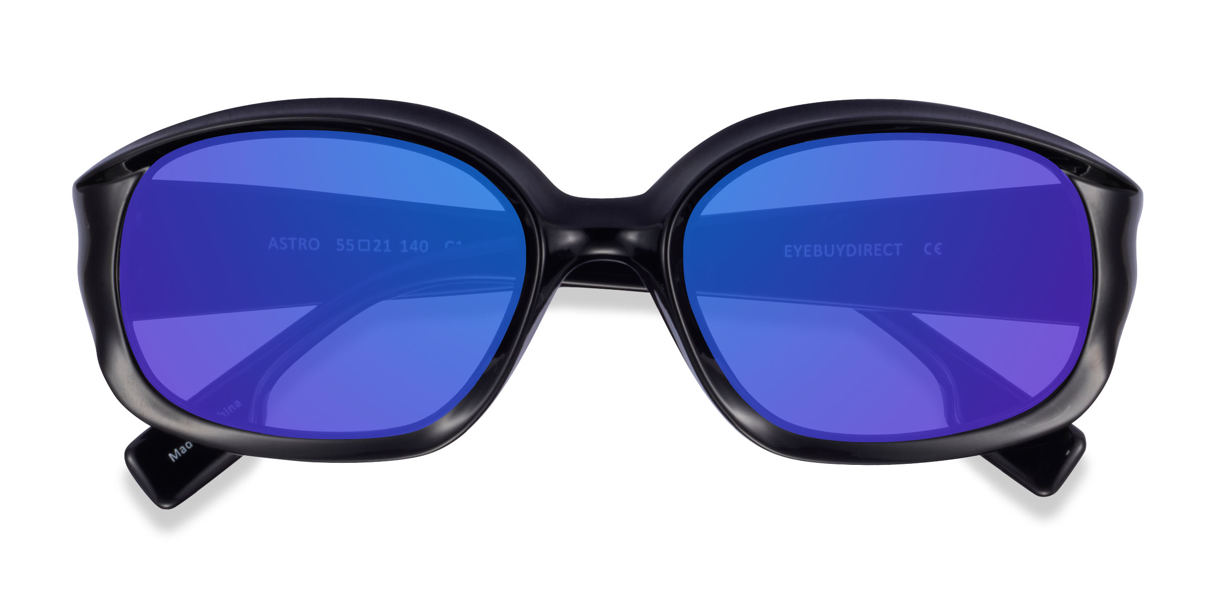 Black Astro - Plastic Sunglasses