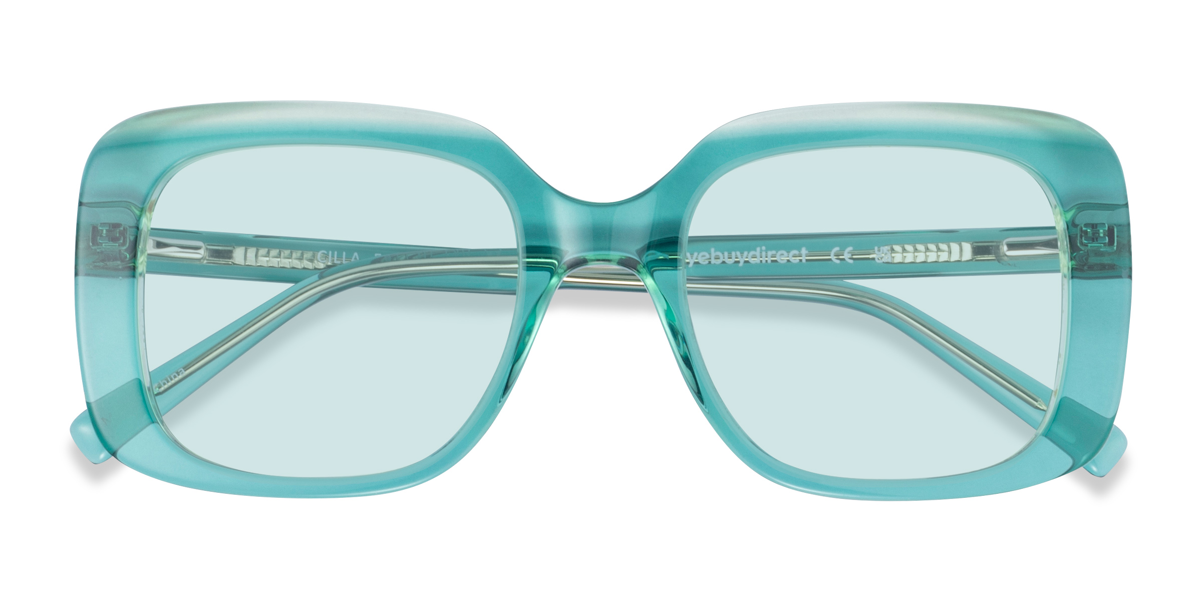 Crystal Green Cilla - Acétate Lunettes de soleil