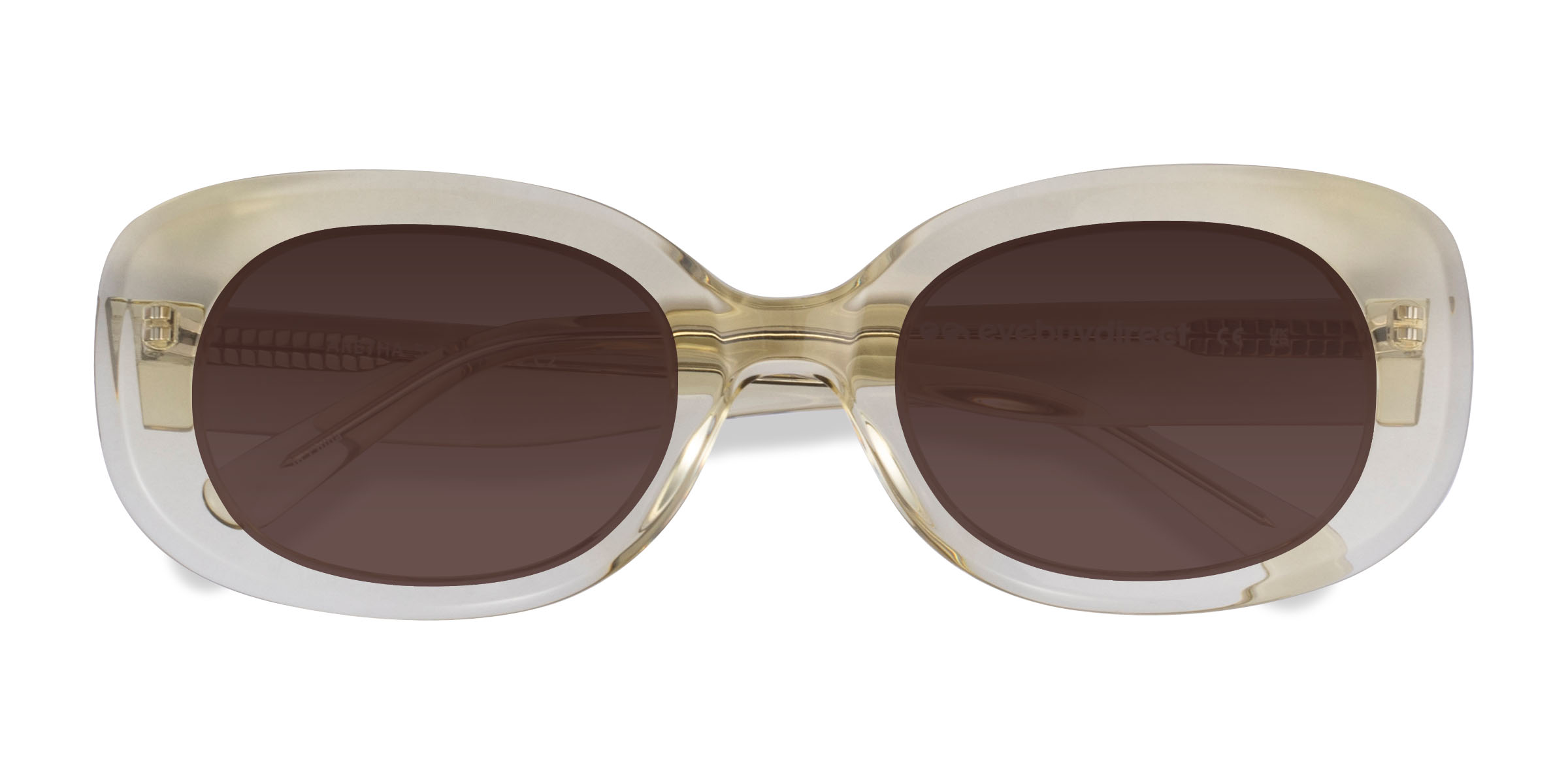 Crystal Light Yellow Aretha - Acétate Lunettes de soleil