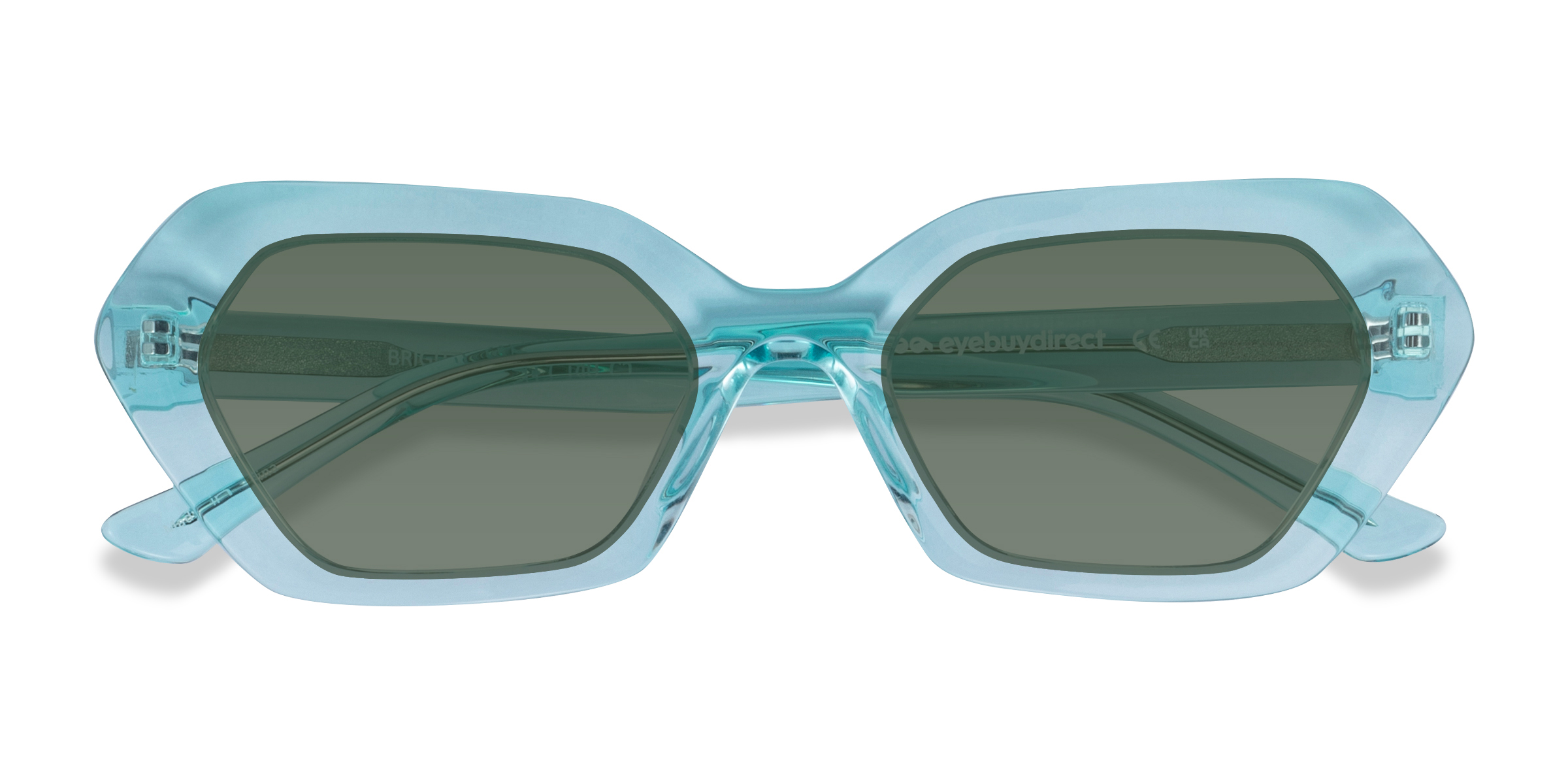 Crystal Light Green Brigitte - Acétate Lunettes de soleil