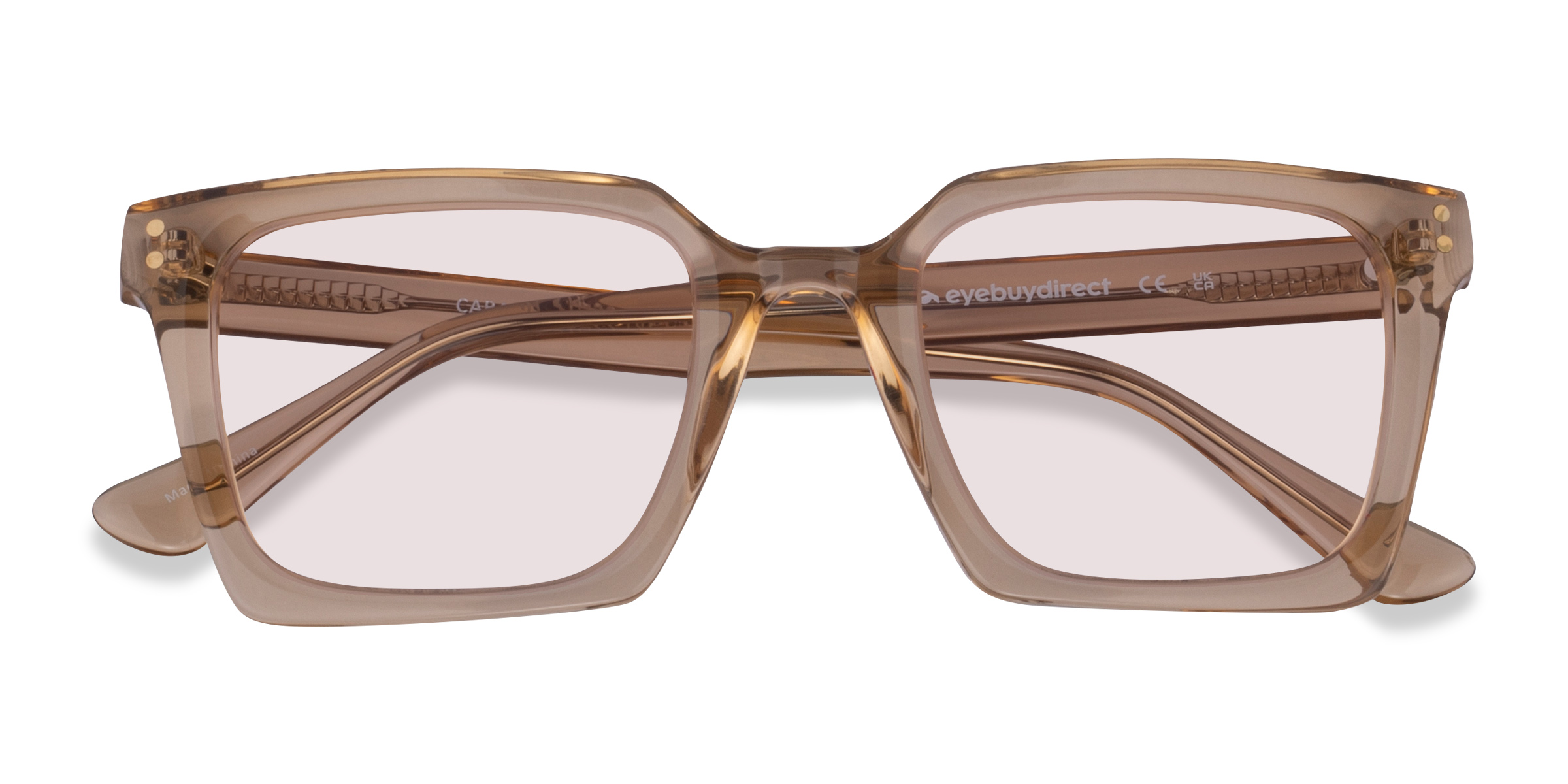 Translusant Beige Cabana - Acetate Sunglasses