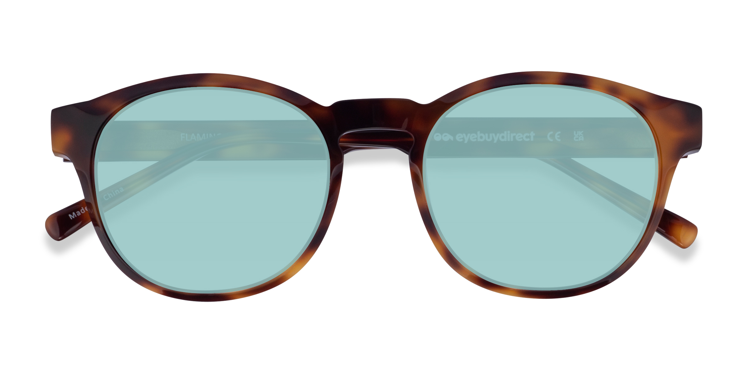 Tortoise Flamingo - Acetate Sunglasses